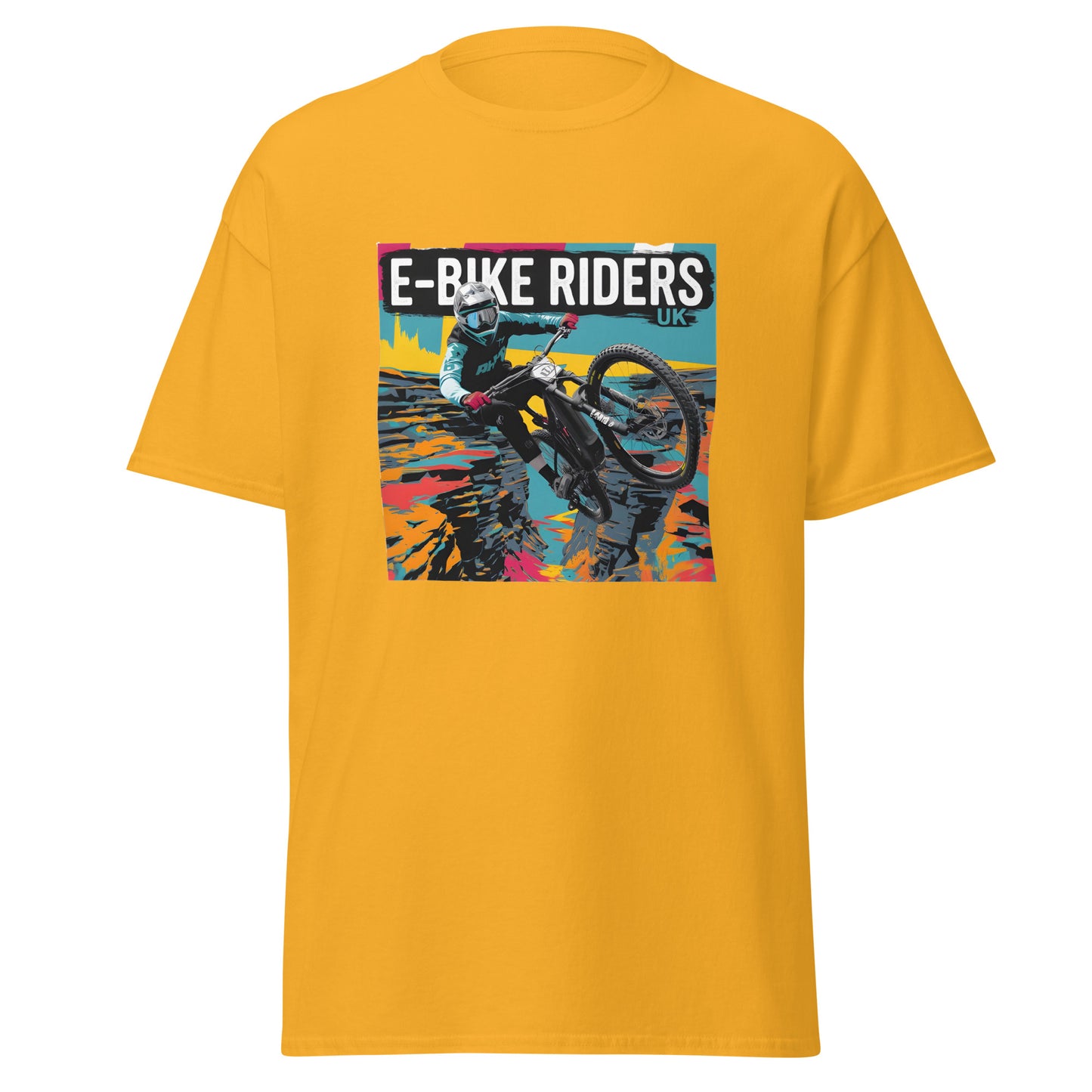Unisex Solid foreground style E-bike riders Canyon classic tee