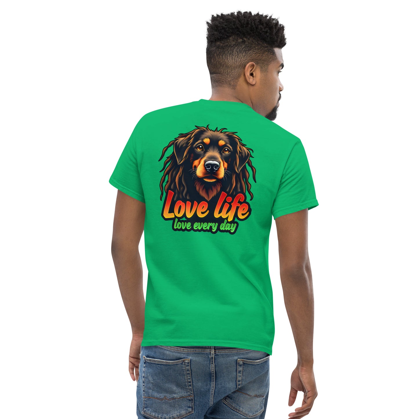Unisex rasta dog classic tee