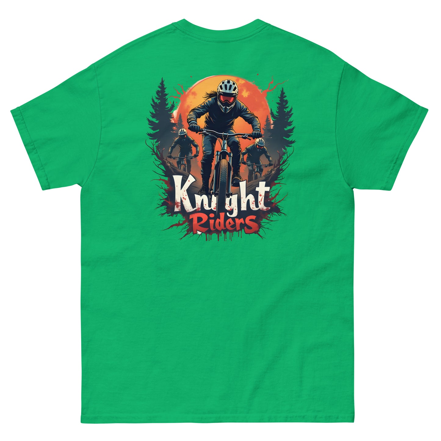 Men's Back print Knight riders classic tee
