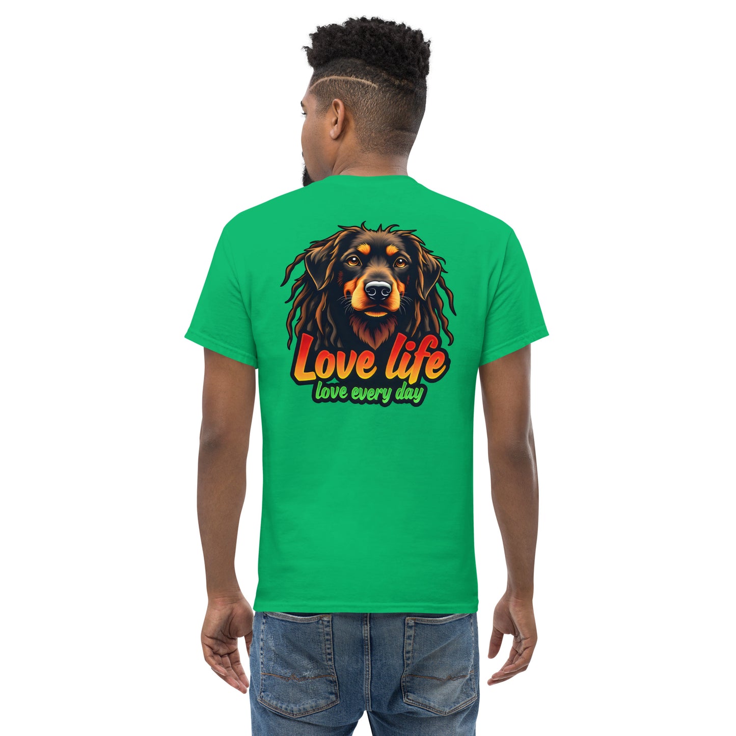Unisex rasta dog classic tee