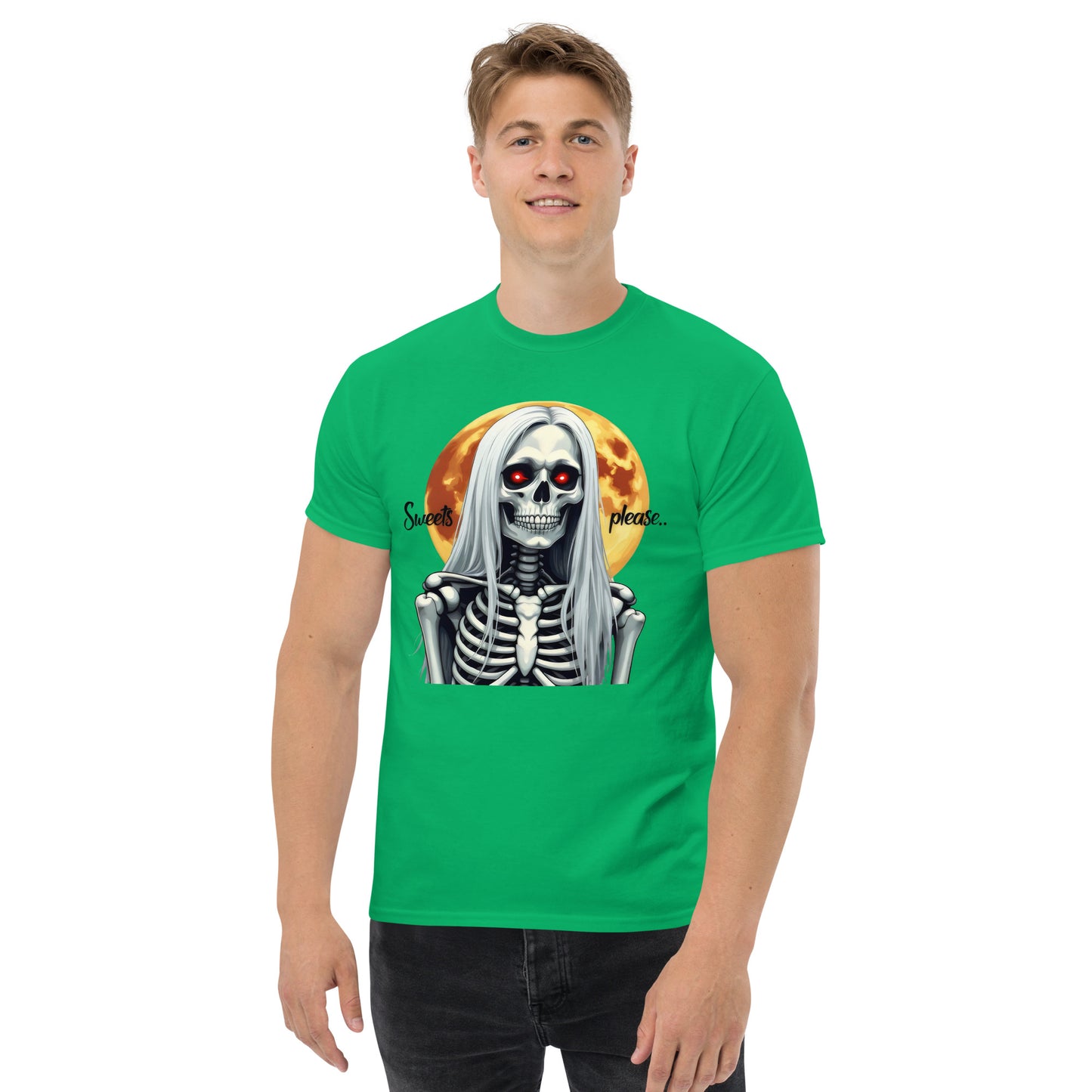 Unisex Sweet Halloween Greyhound woman classic tee