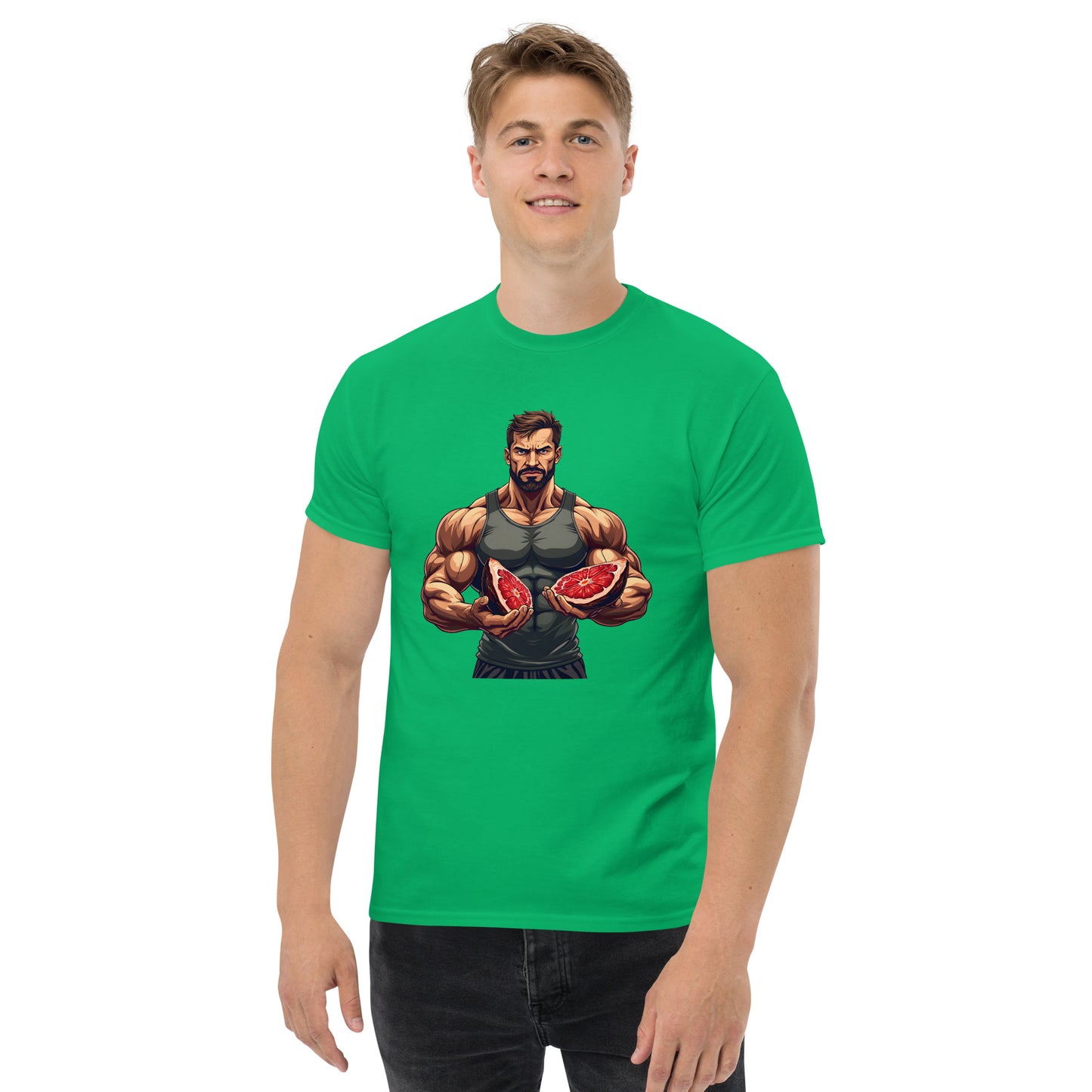 Men's double print carnivore diet classic tee