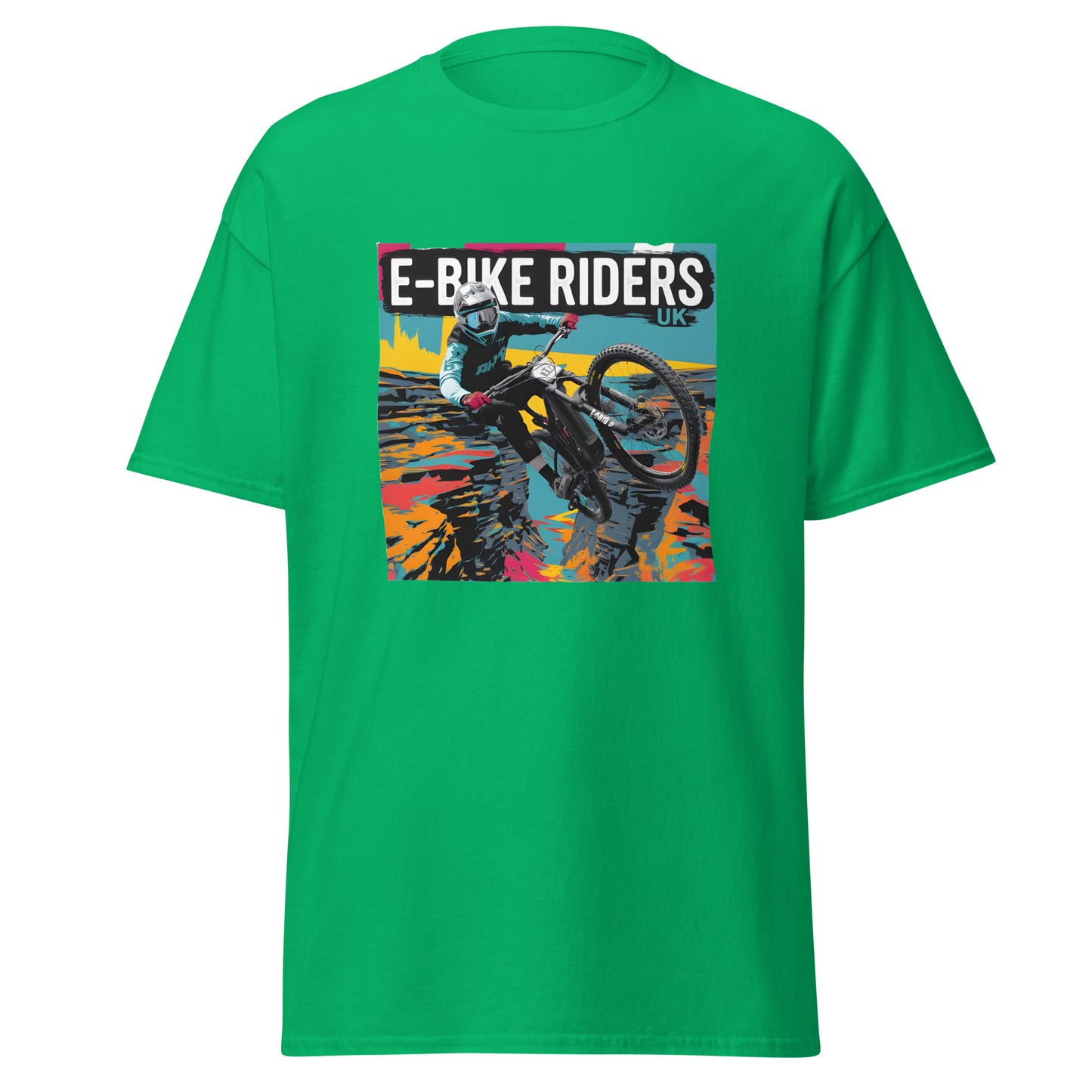 Unisex Solid foreground style E-bike riders Canyon classic tee