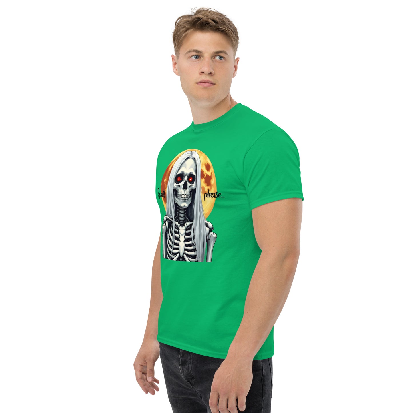 Unisex Sweet Halloween Greyhound woman classic tee