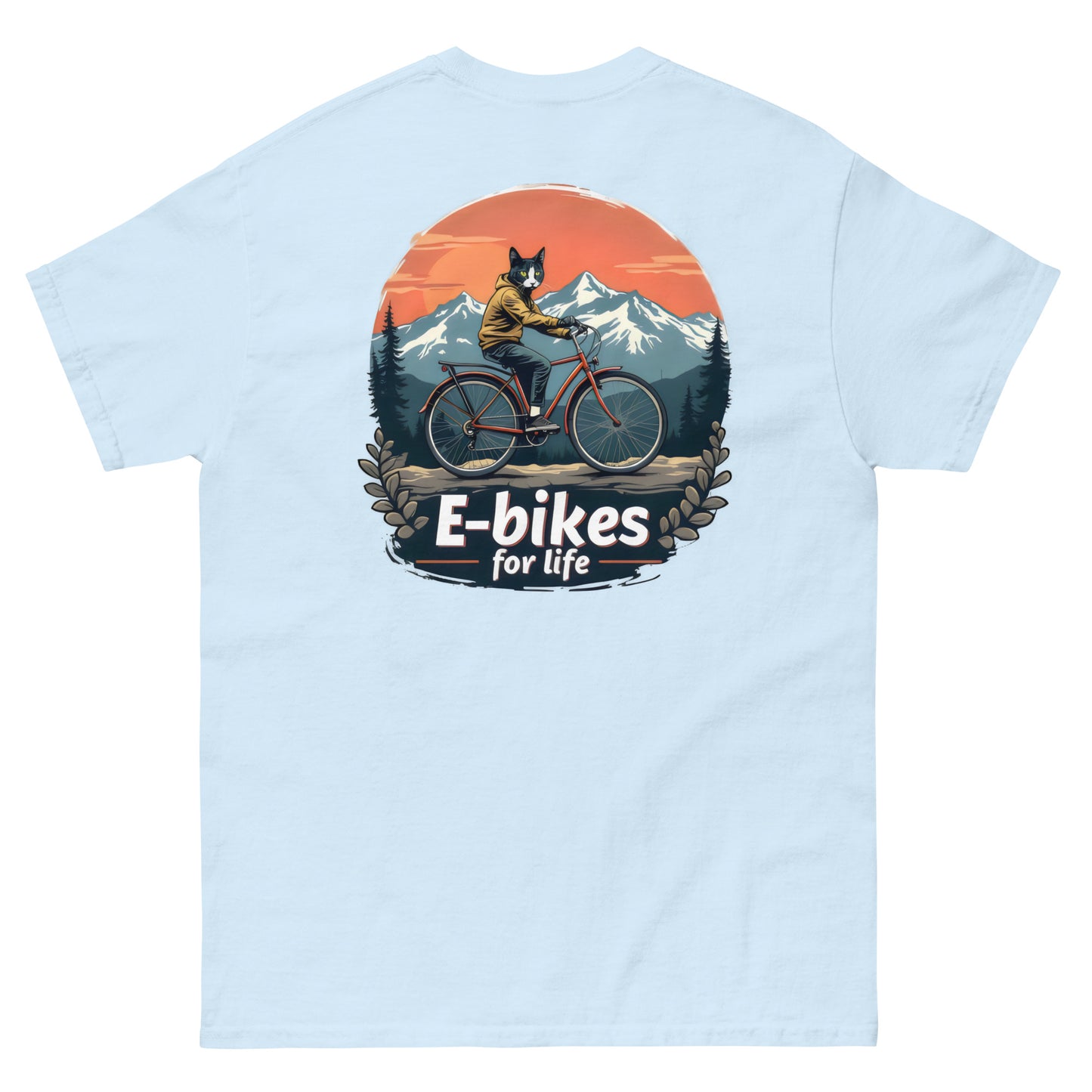 Unisex Cats e-bikes for life classic tee