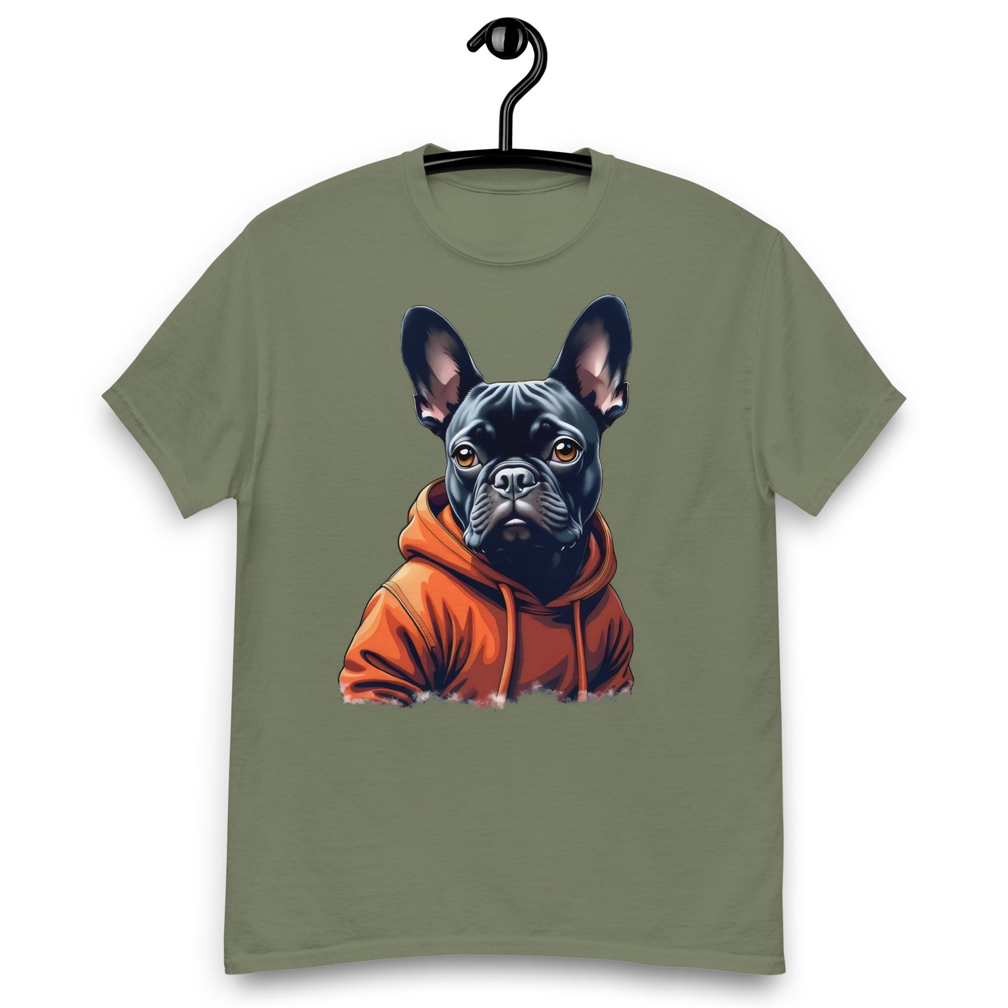 Unisex Black French bulldog classic tee