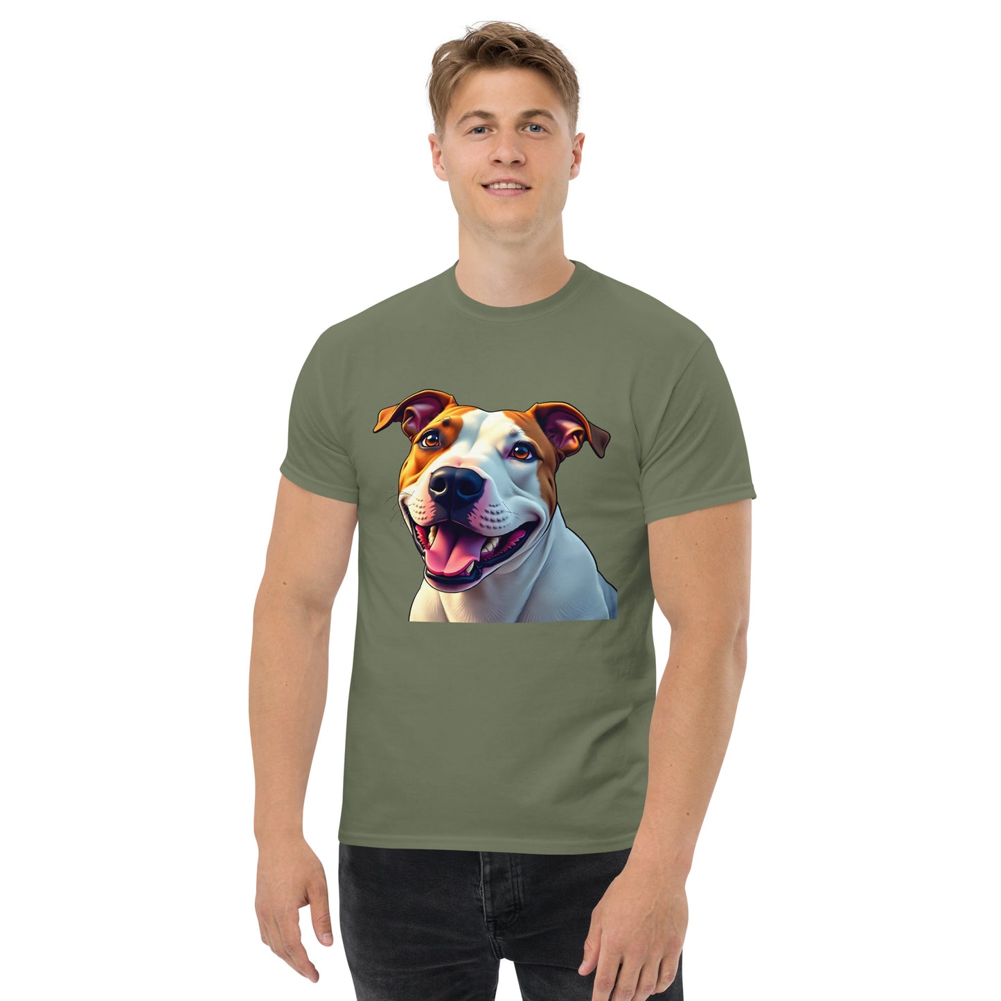 Unisex Bulldog Terrier puppy eyes classic tee
