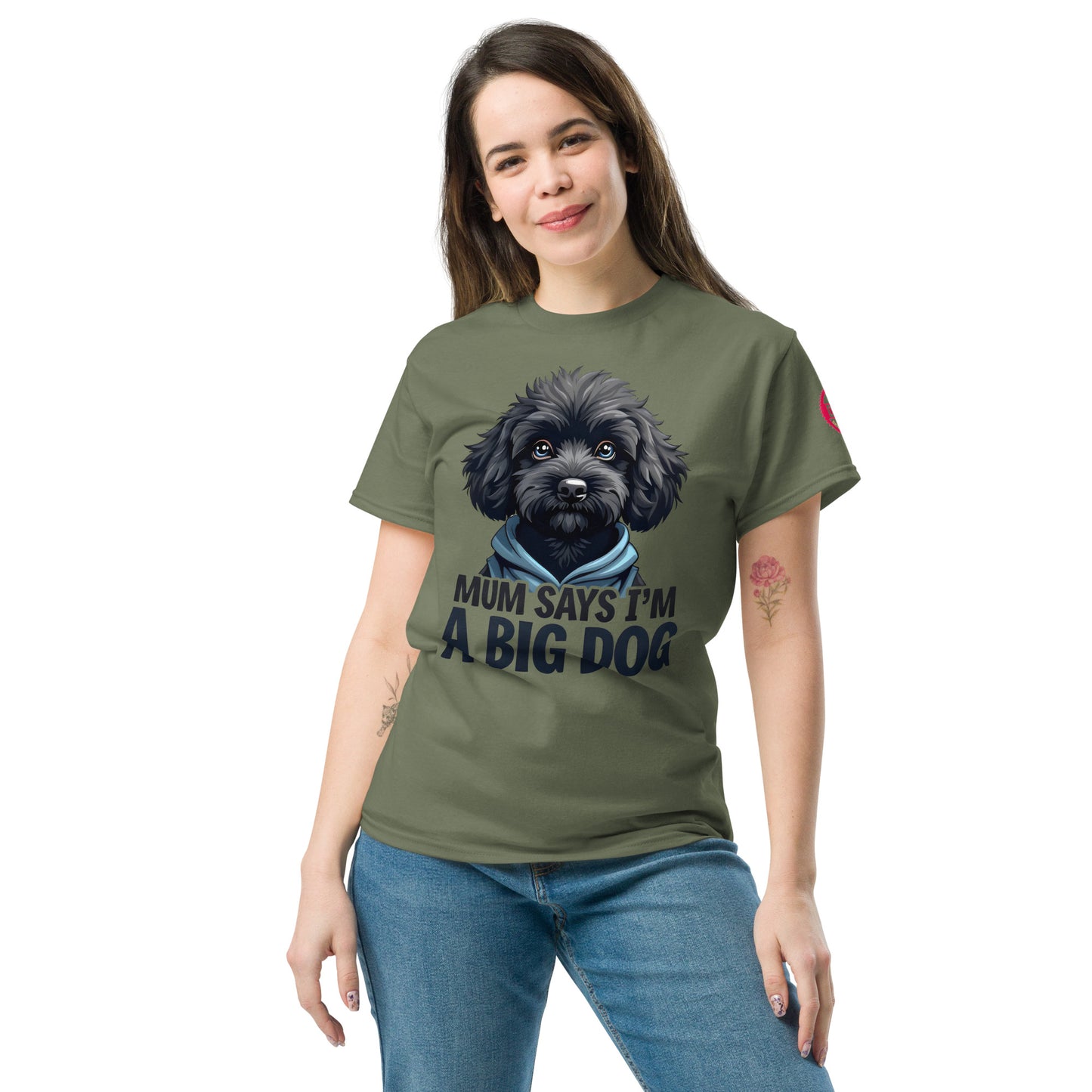 Unisex Cockapoo dog with classic tee
