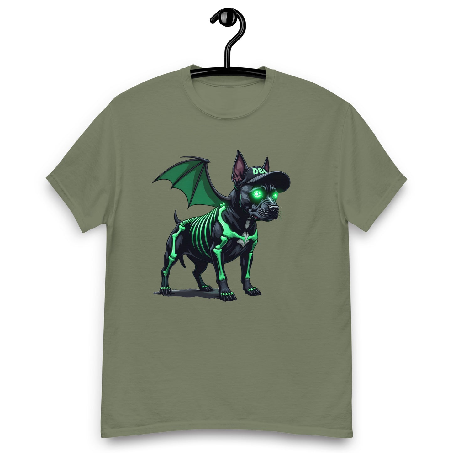 Unisex  Zombie Green Bat dog classic tee