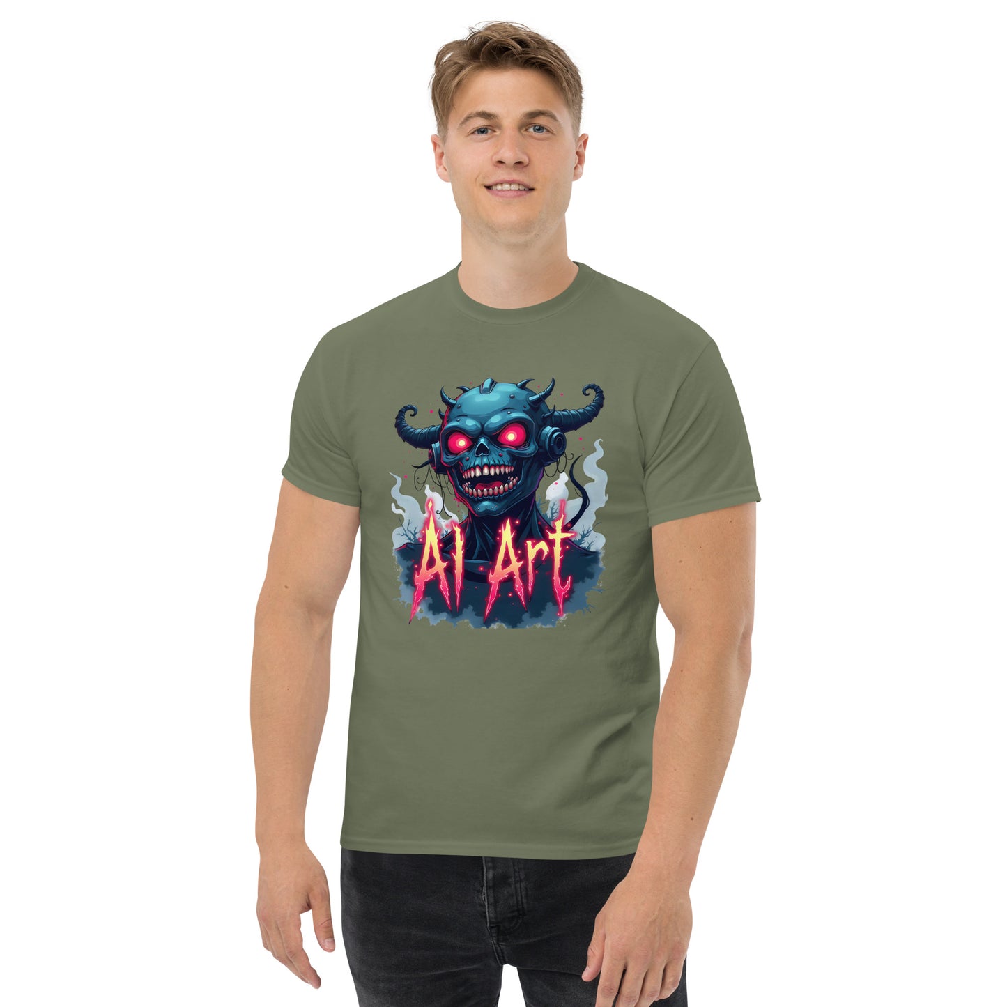 Unisex Monster AI art classic tee