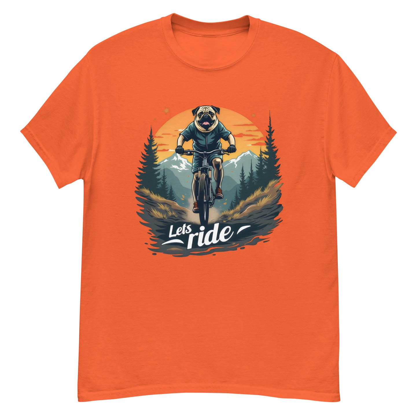 Unisex Let's ride Bulldog classic tee