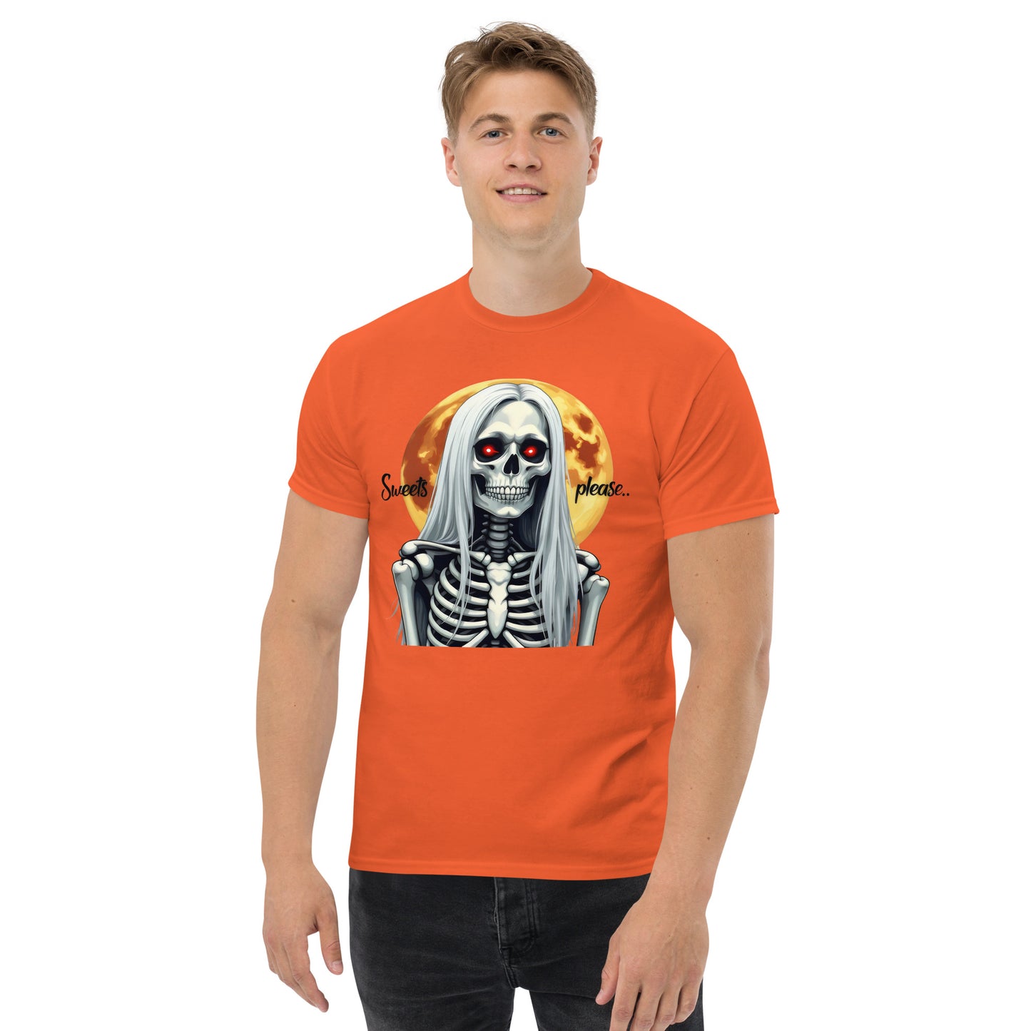 Unisex Sweet Halloween Greyhound woman classic tee