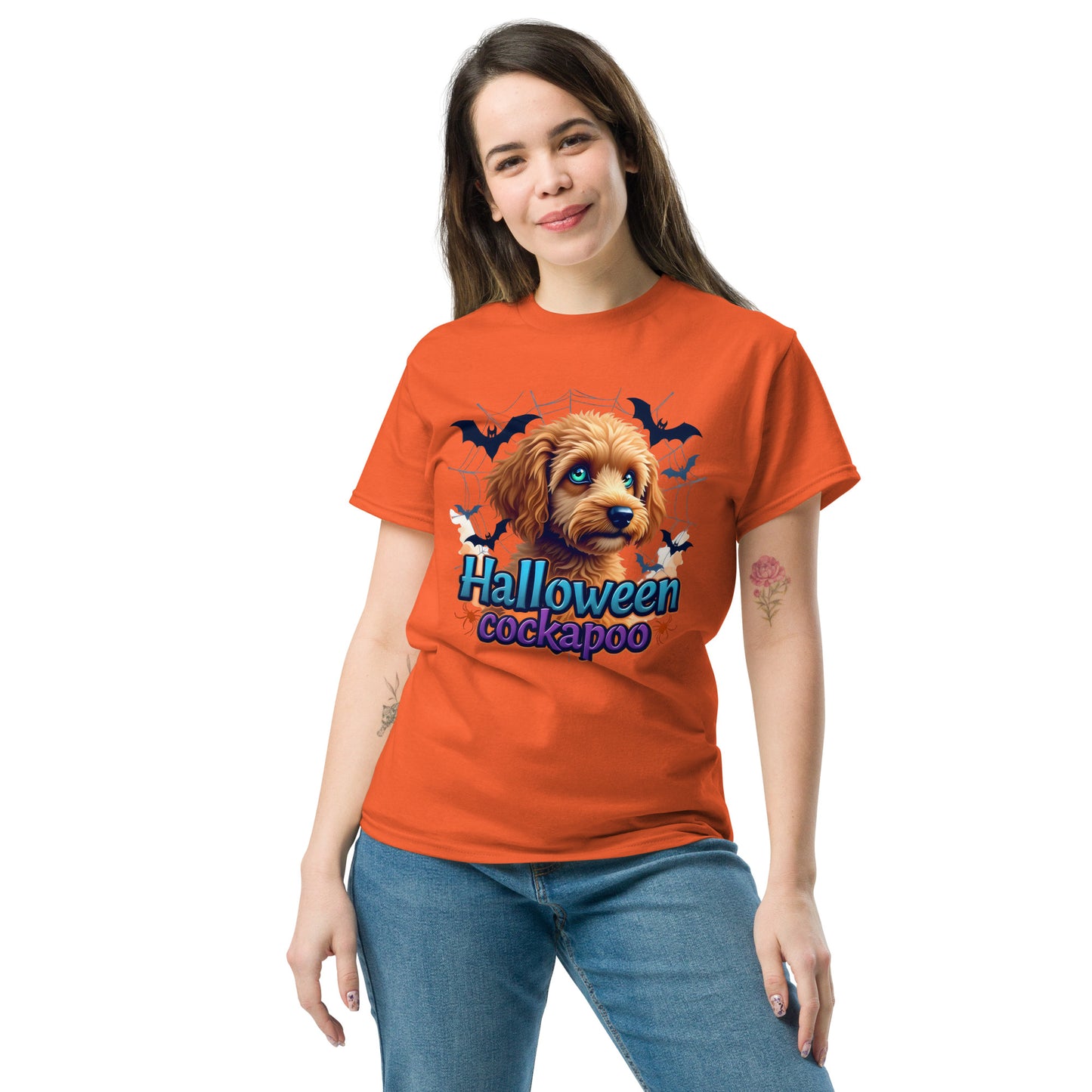 Unisex Halloween cockapoo blue eyed series 2 classic tee