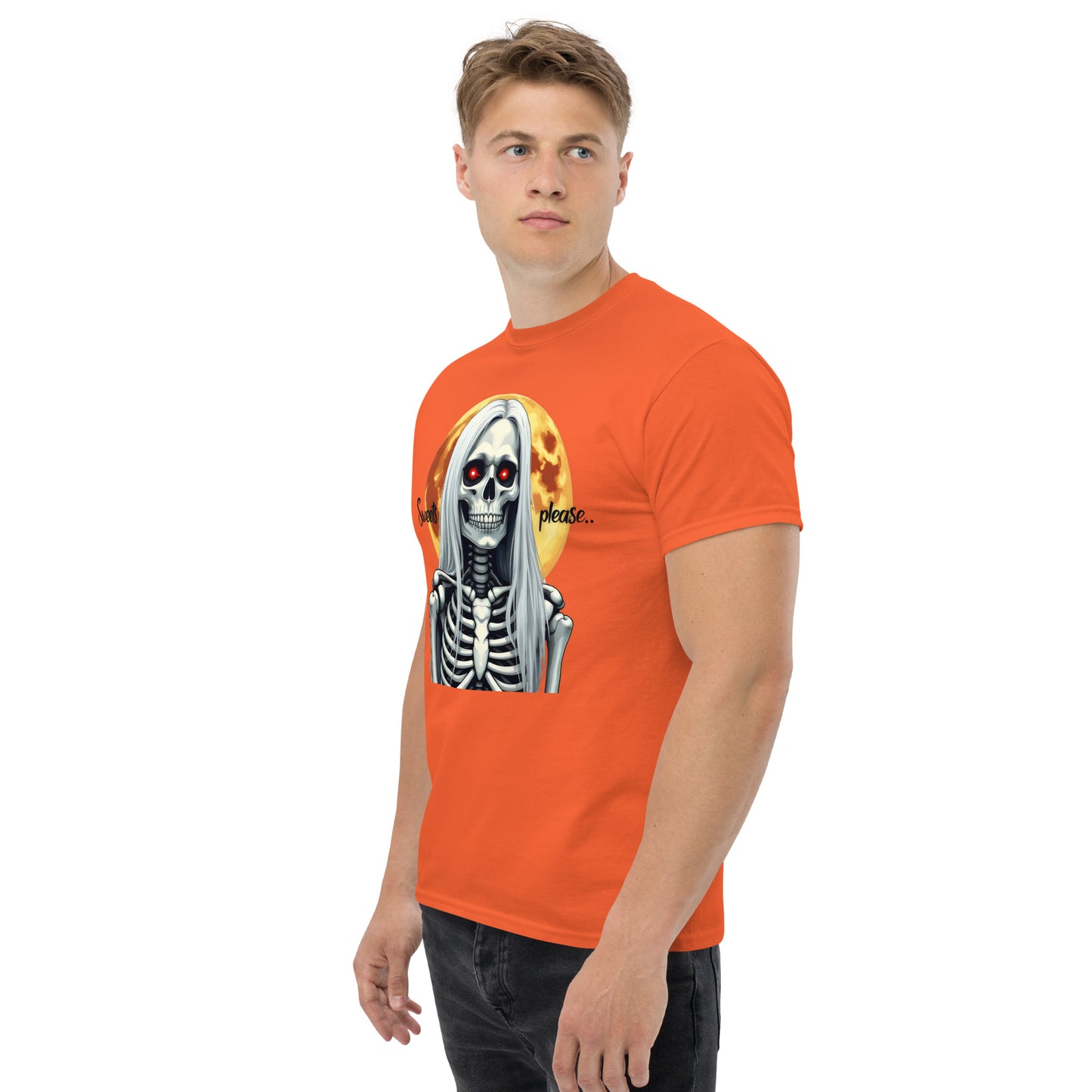 Unisex Sweet Halloween Greyhound woman classic tee