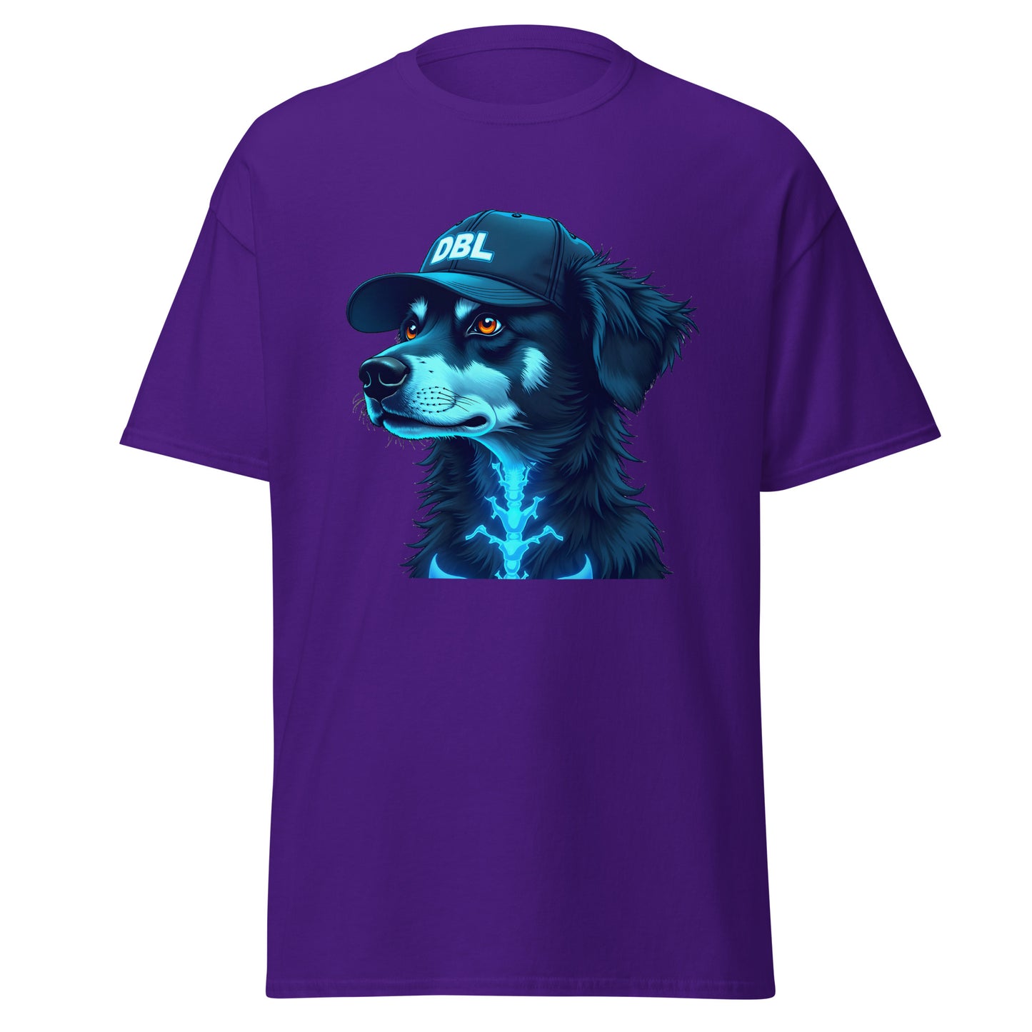 Unisex hybrid skeleton dog D B L cap classic tee