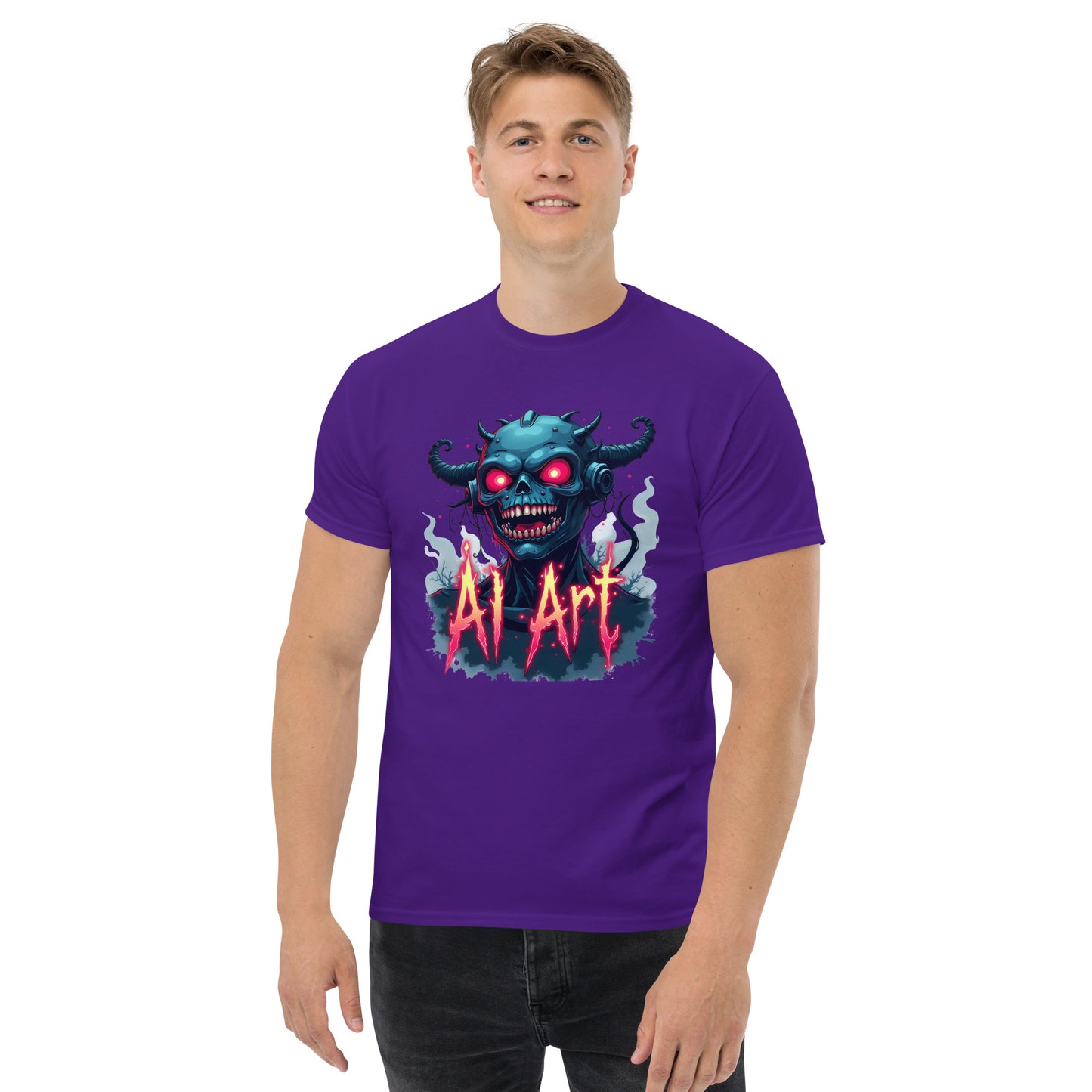 Unisex Monster AI art classic tee