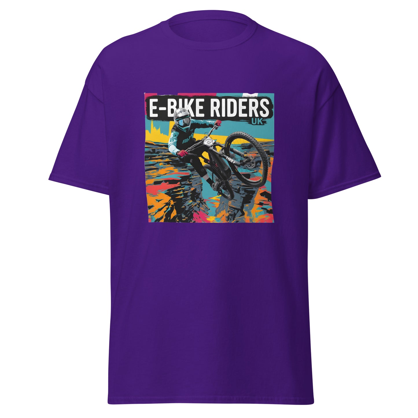 Unisex Solid foreground style E-bike riders Canyon classic tee