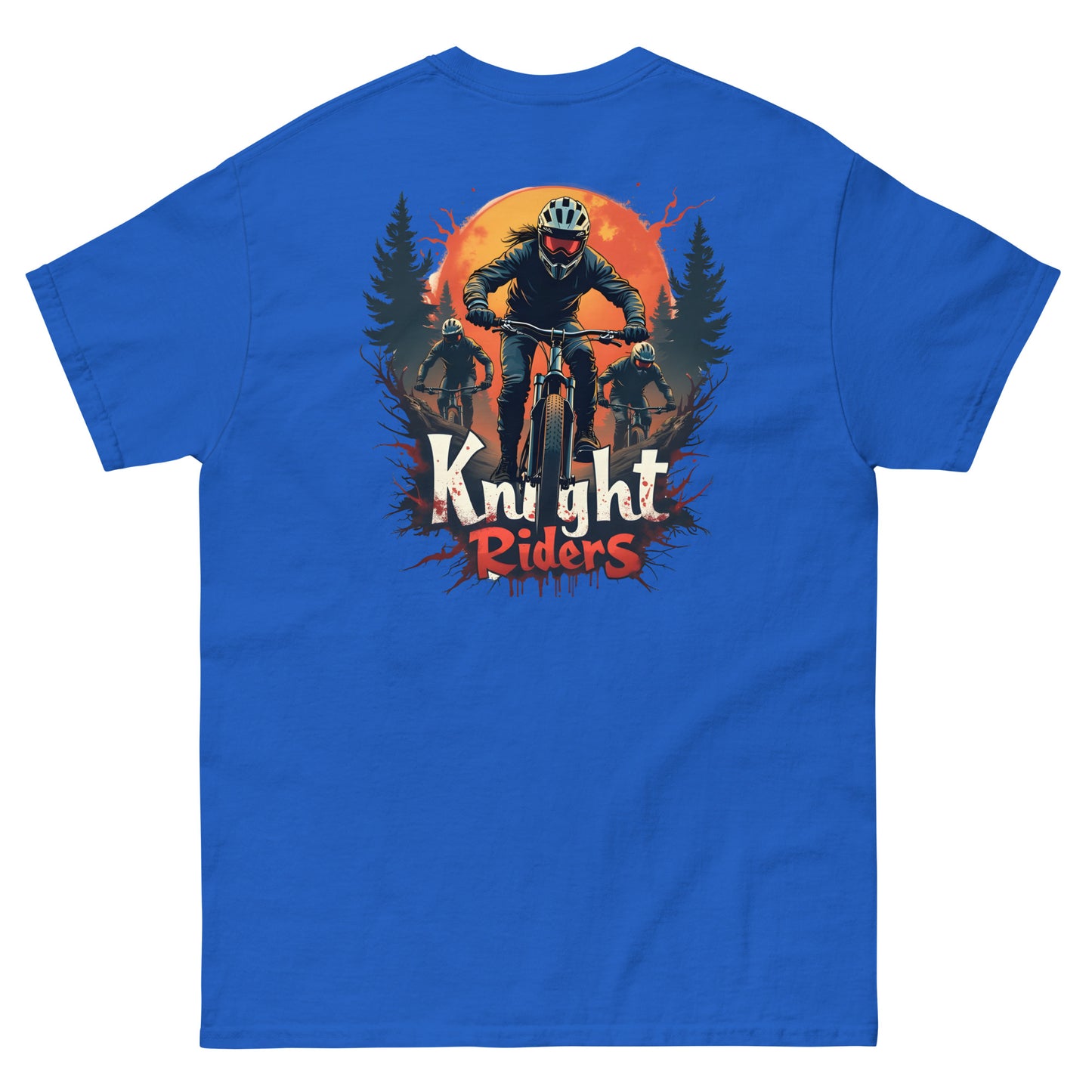 Men's Back print Knight riders classic tee