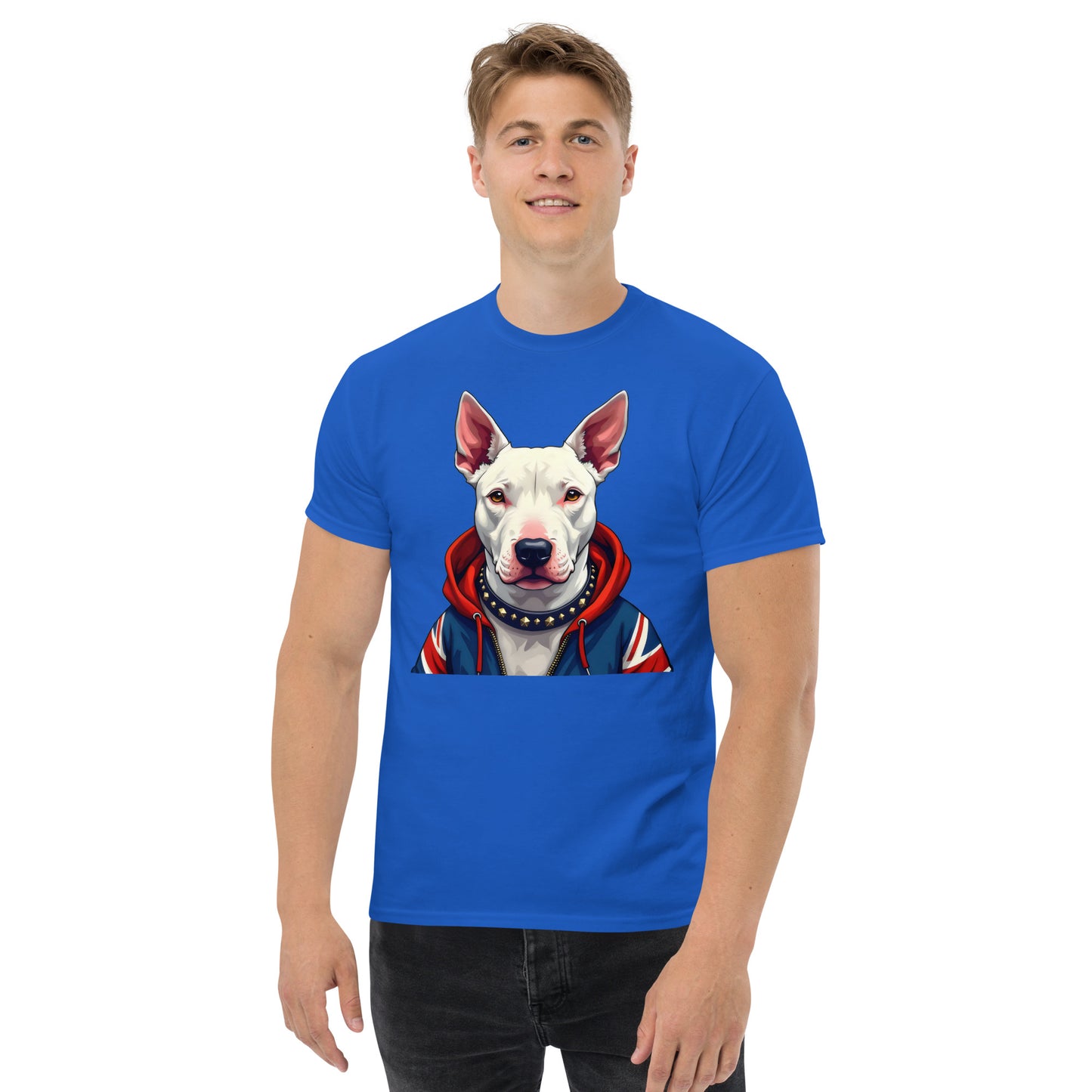 Unisex What English bull terrier union Jack Hoodie classic tee