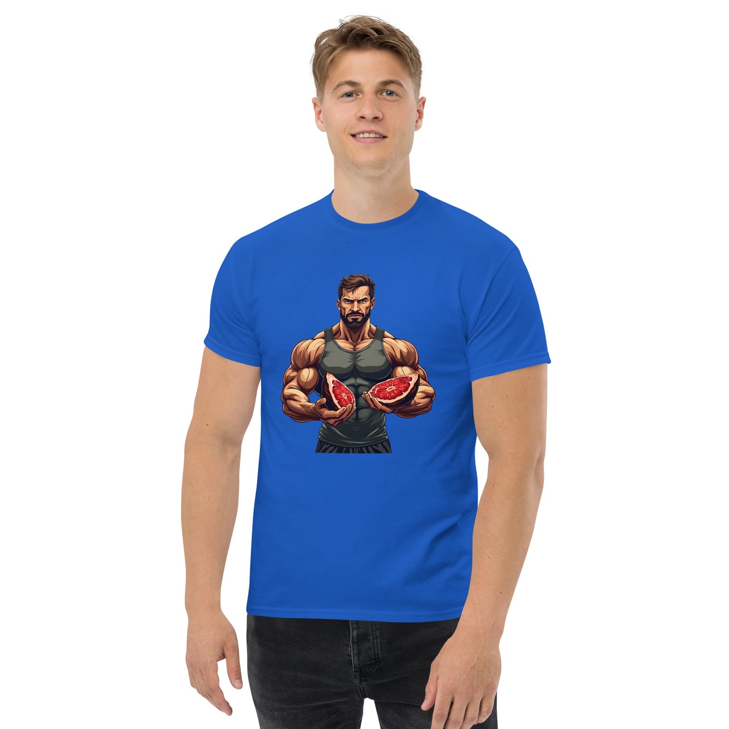 Men's double print carnivore diet classic tee