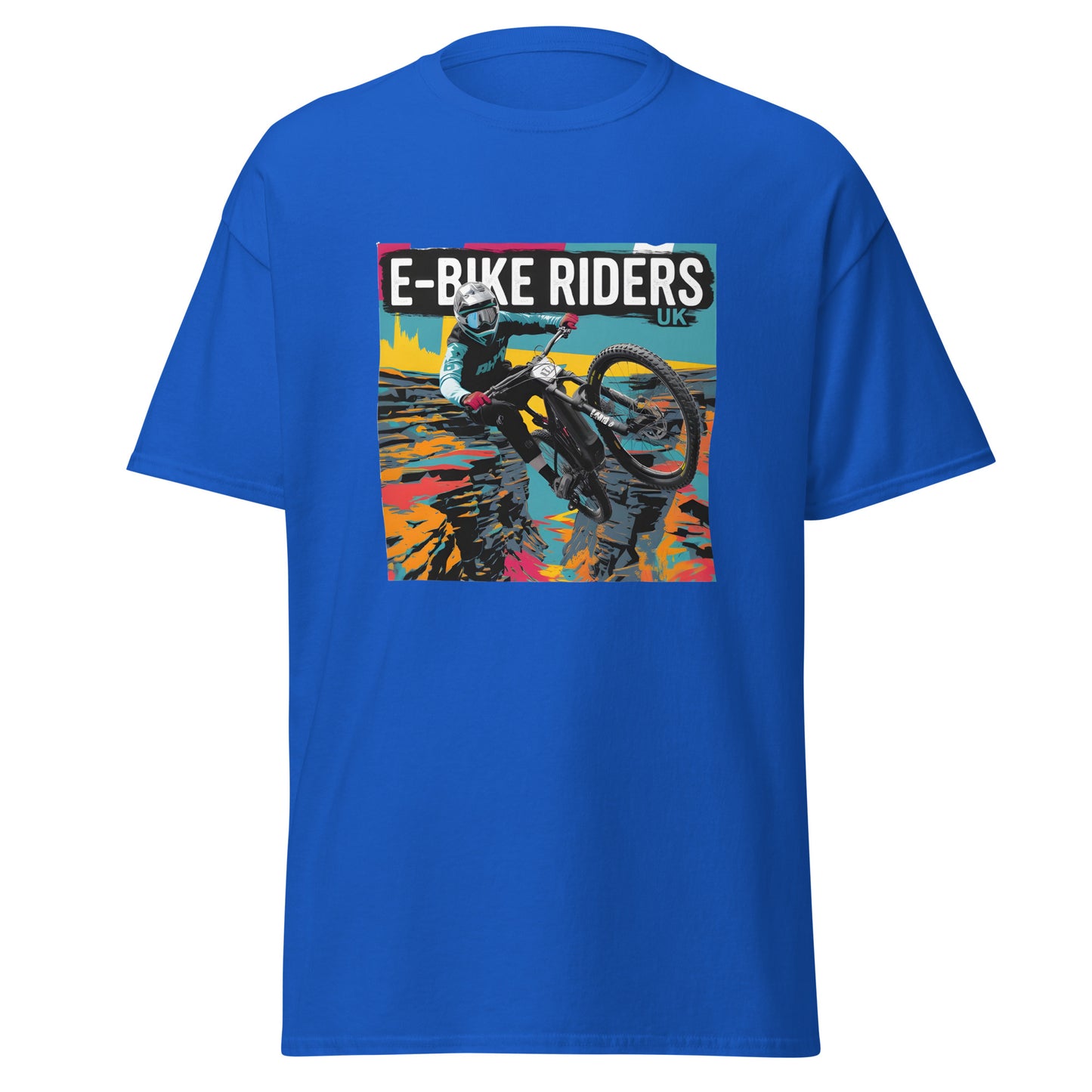 Unisex Solid foreground style E-bike riders Canyon classic tee
