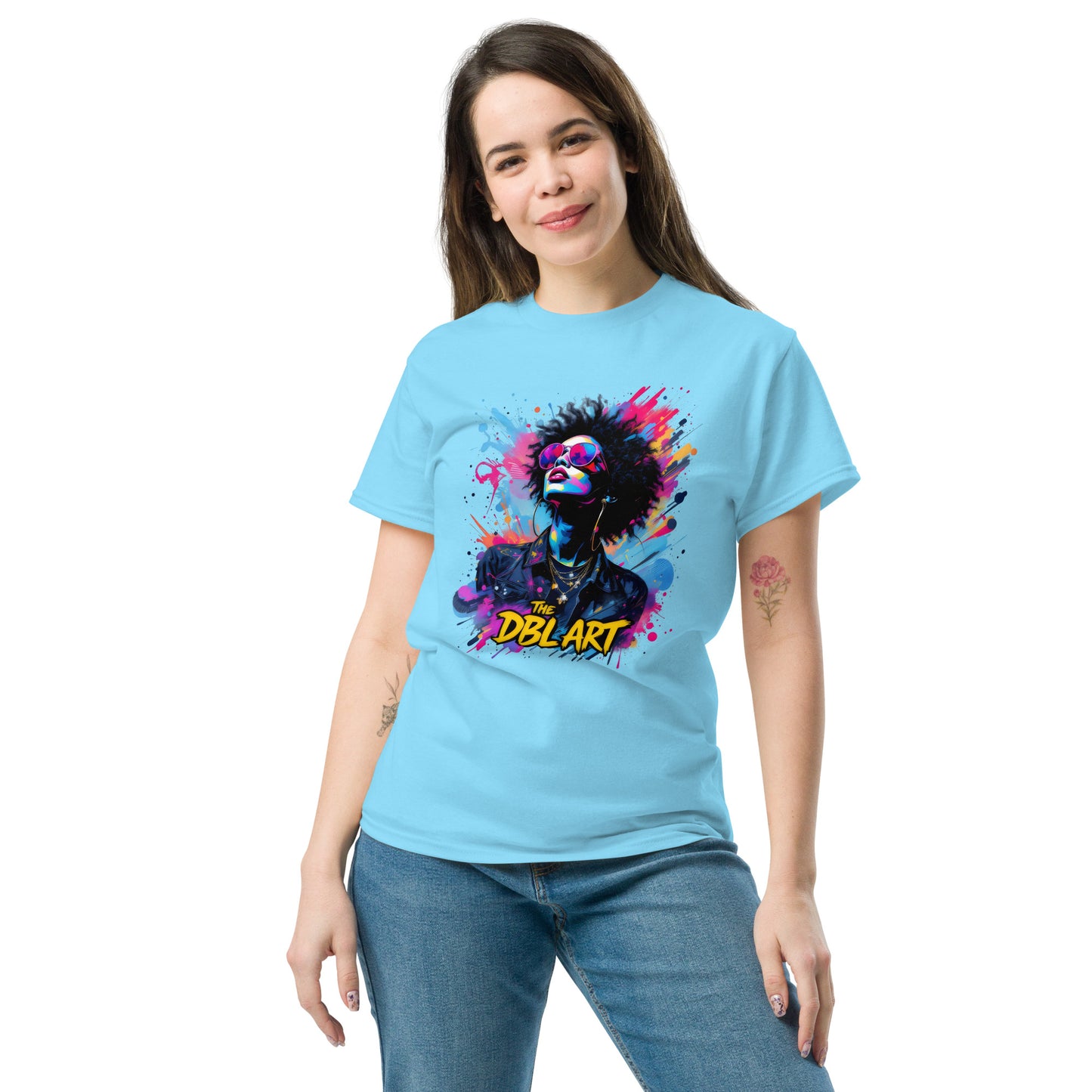 Unisex The DBL abstract Street art classic tee