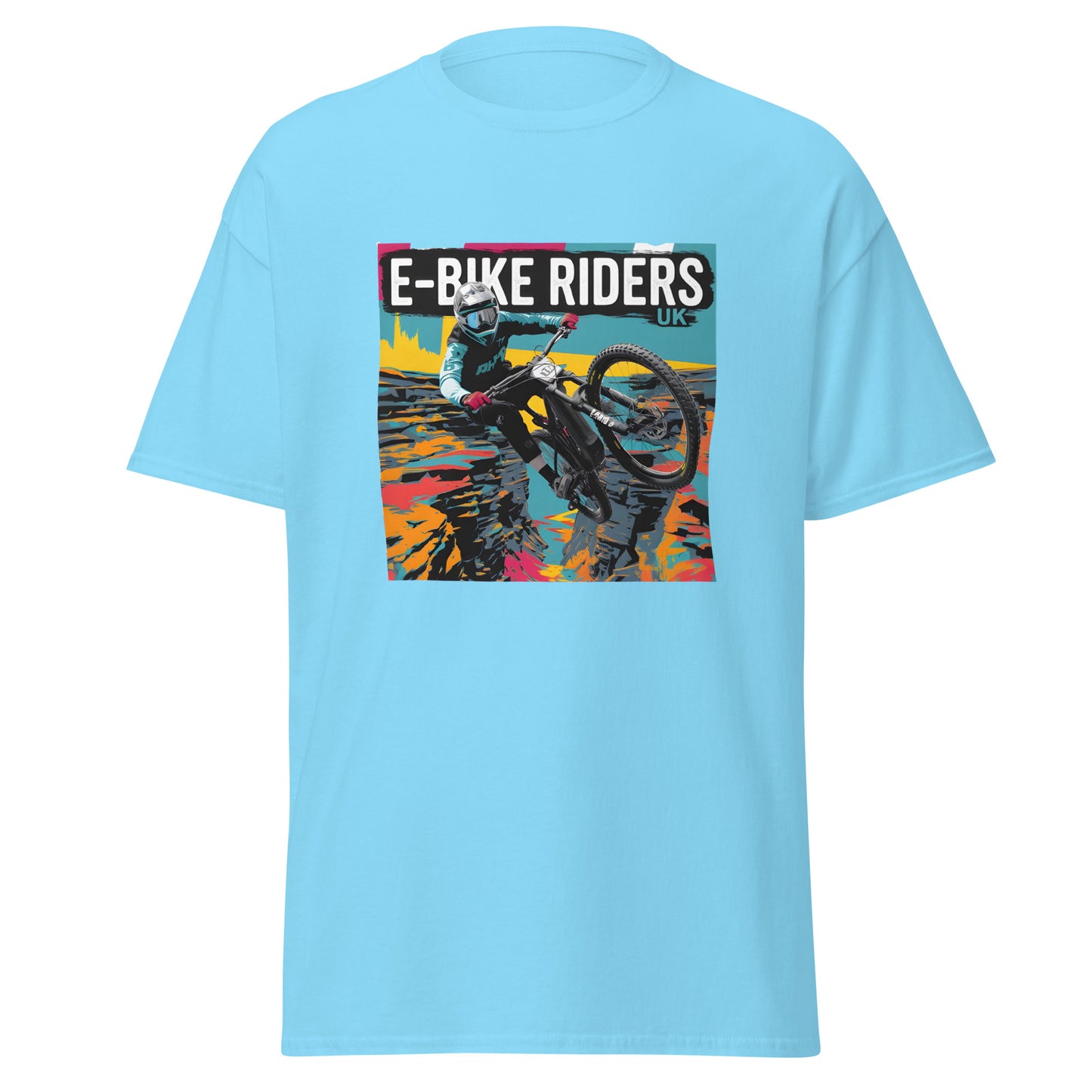 Unisex Solid foreground style E-bike riders Canyon classic tee