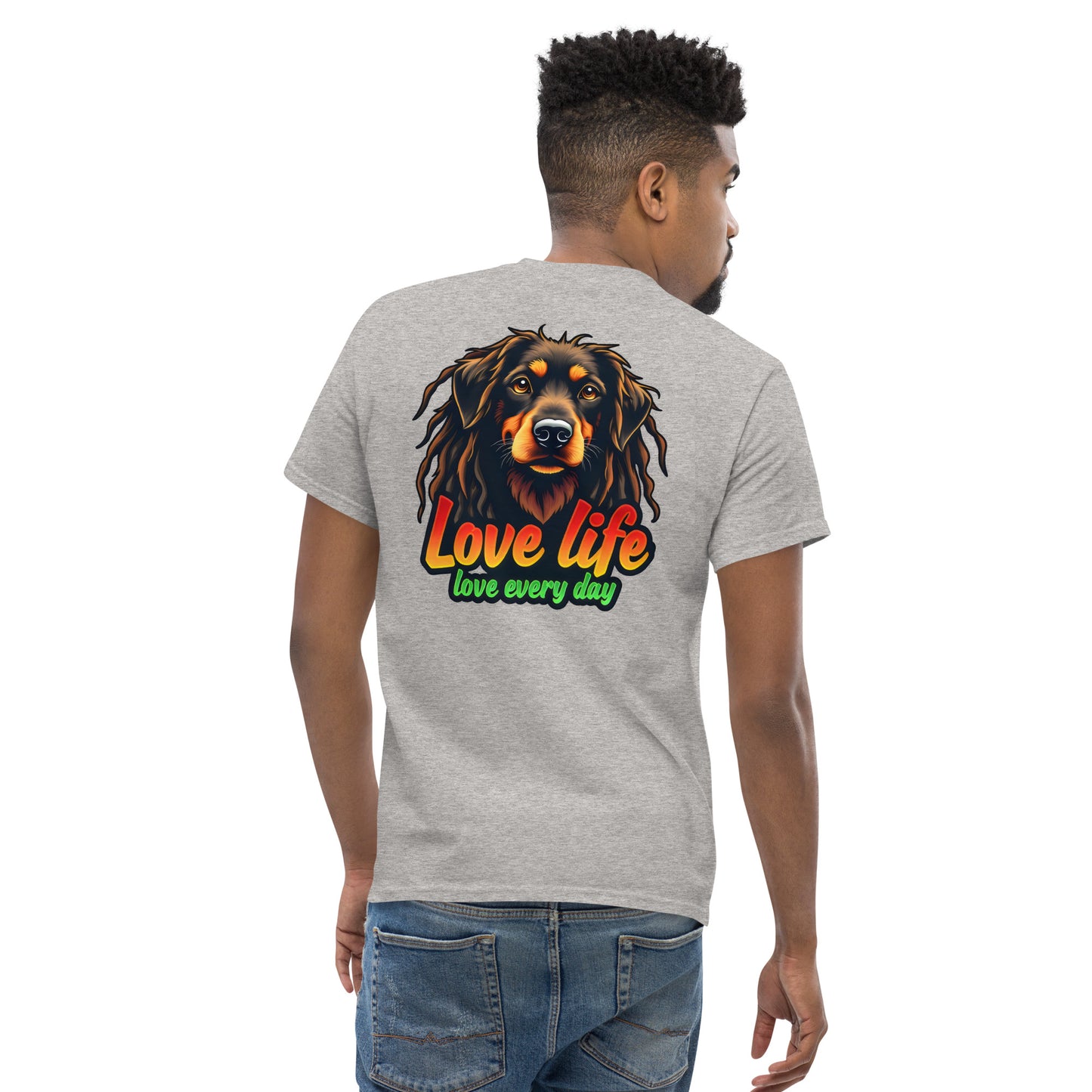 Unisex rasta dog classic tee