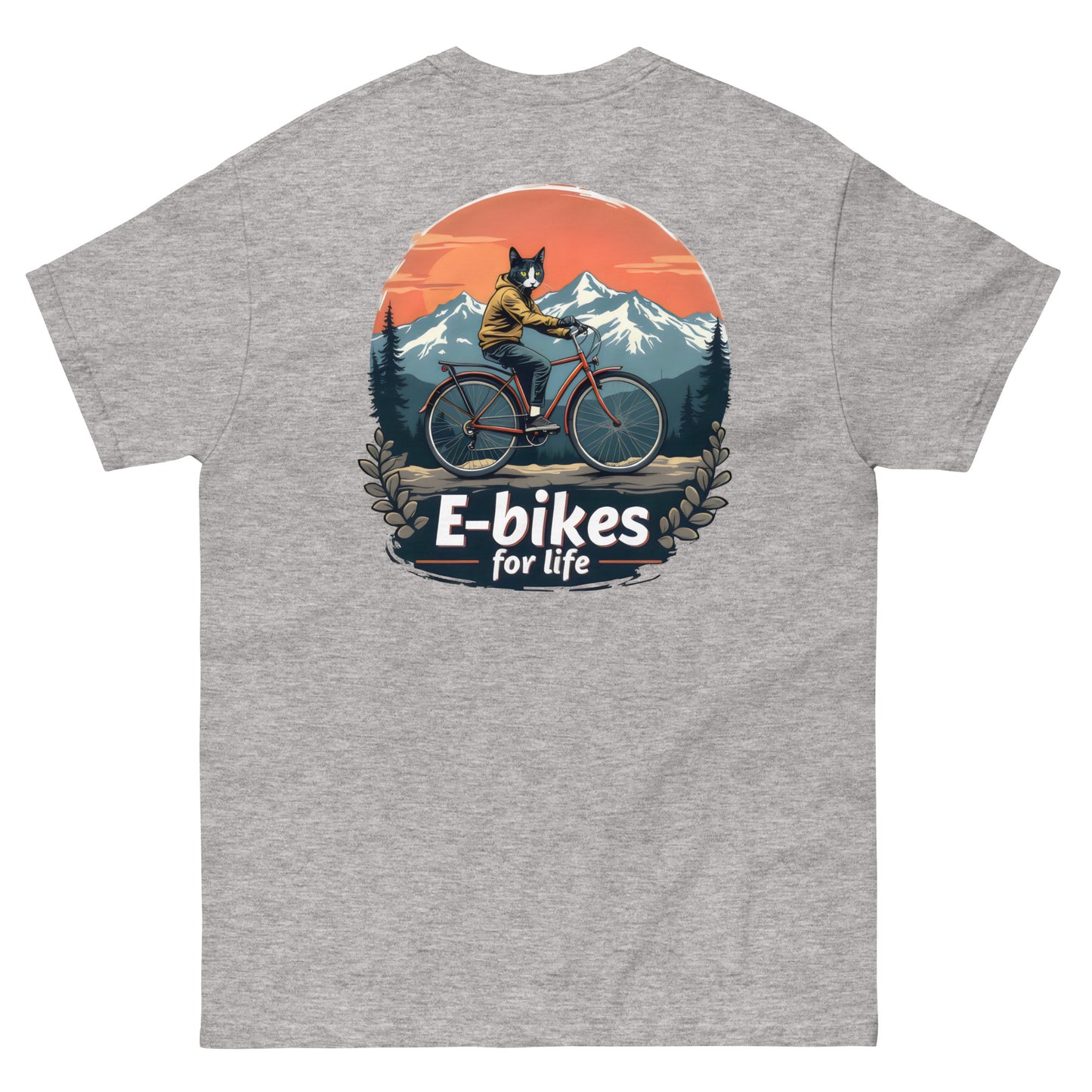 Unisex Cats e-bikes for life classic tee