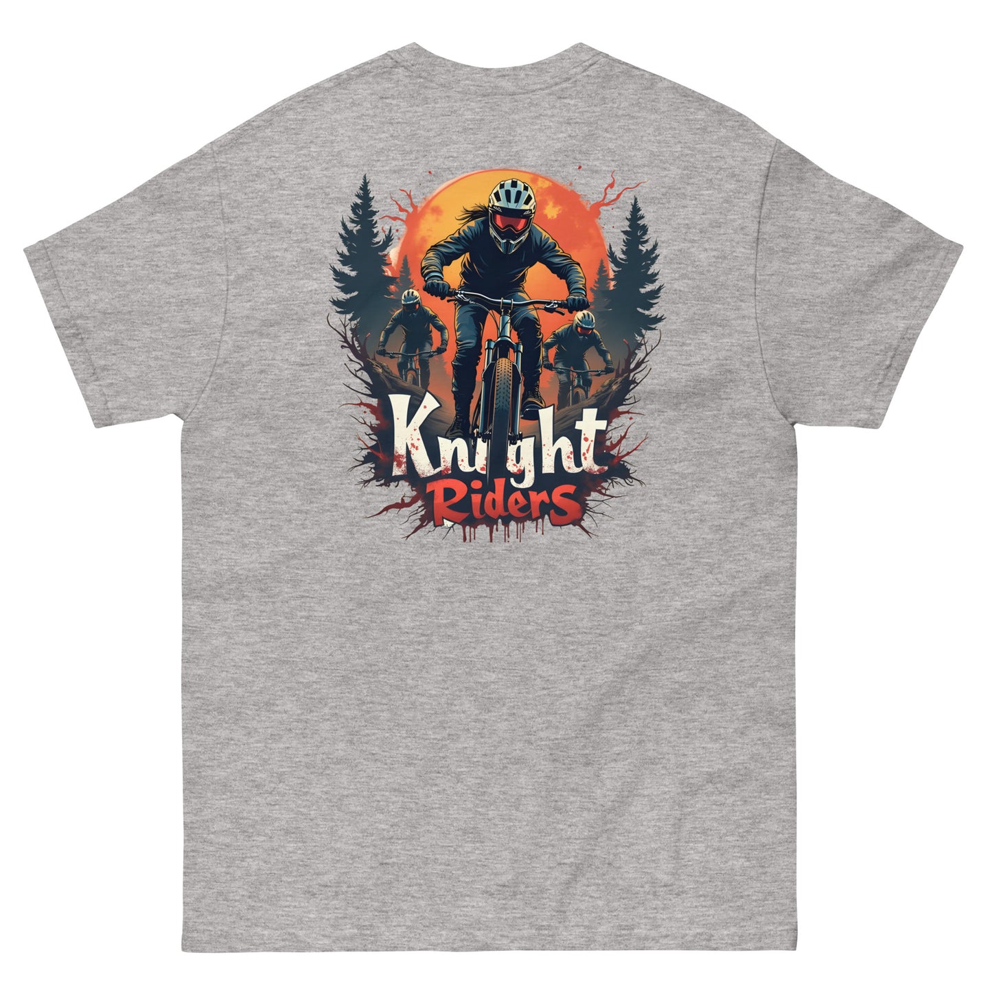 Men's Back print Knight riders classic tee