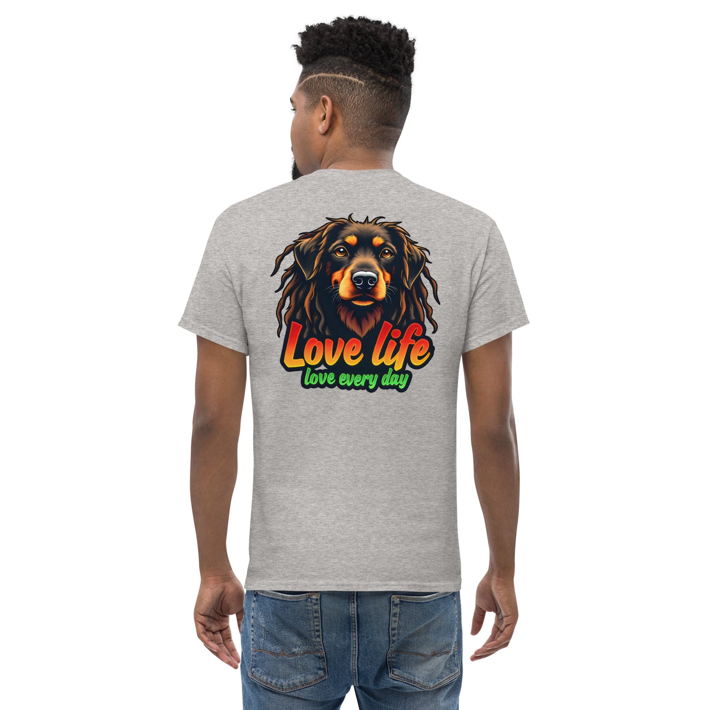 Unisex rasta dog classic tee