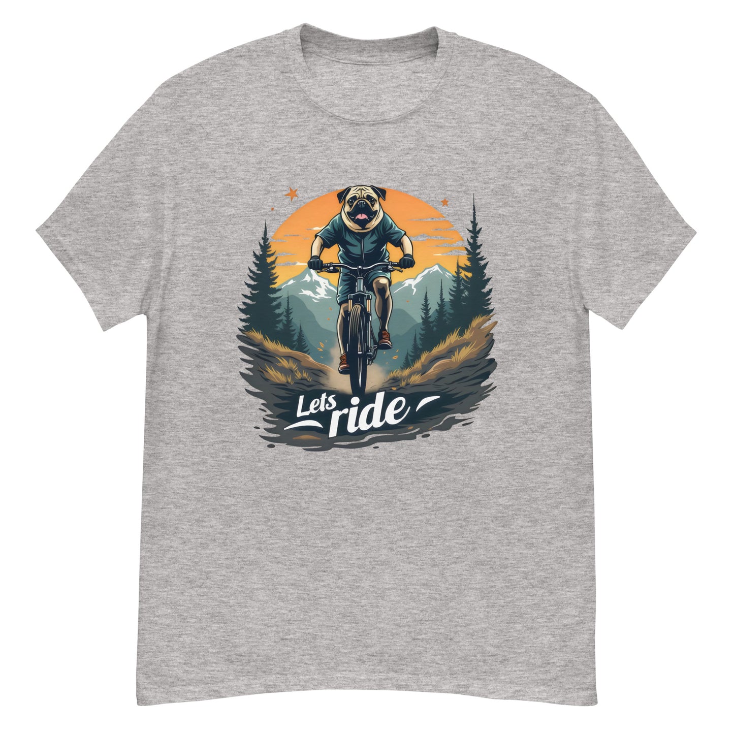 Unisex Let's ride Bulldog classic tee
