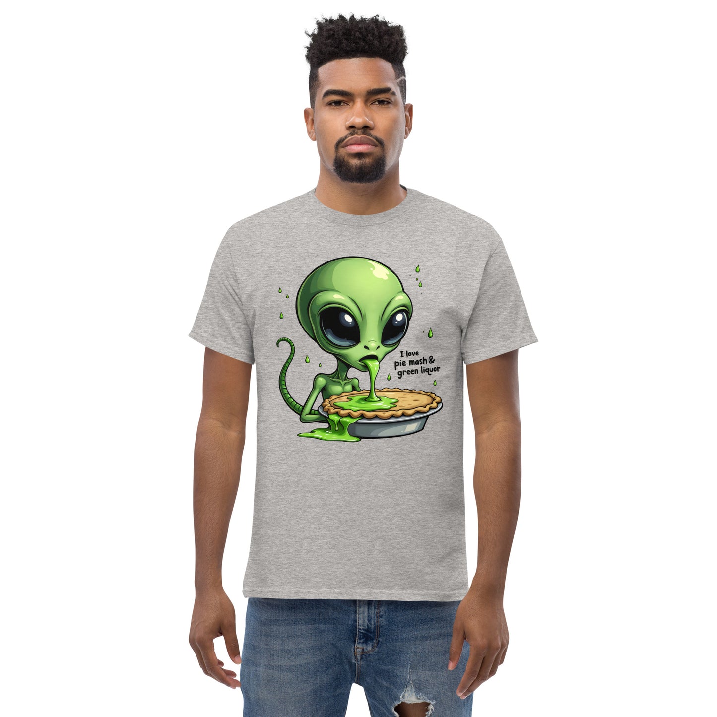 Unisex  Pie and liquor aliens classic tee