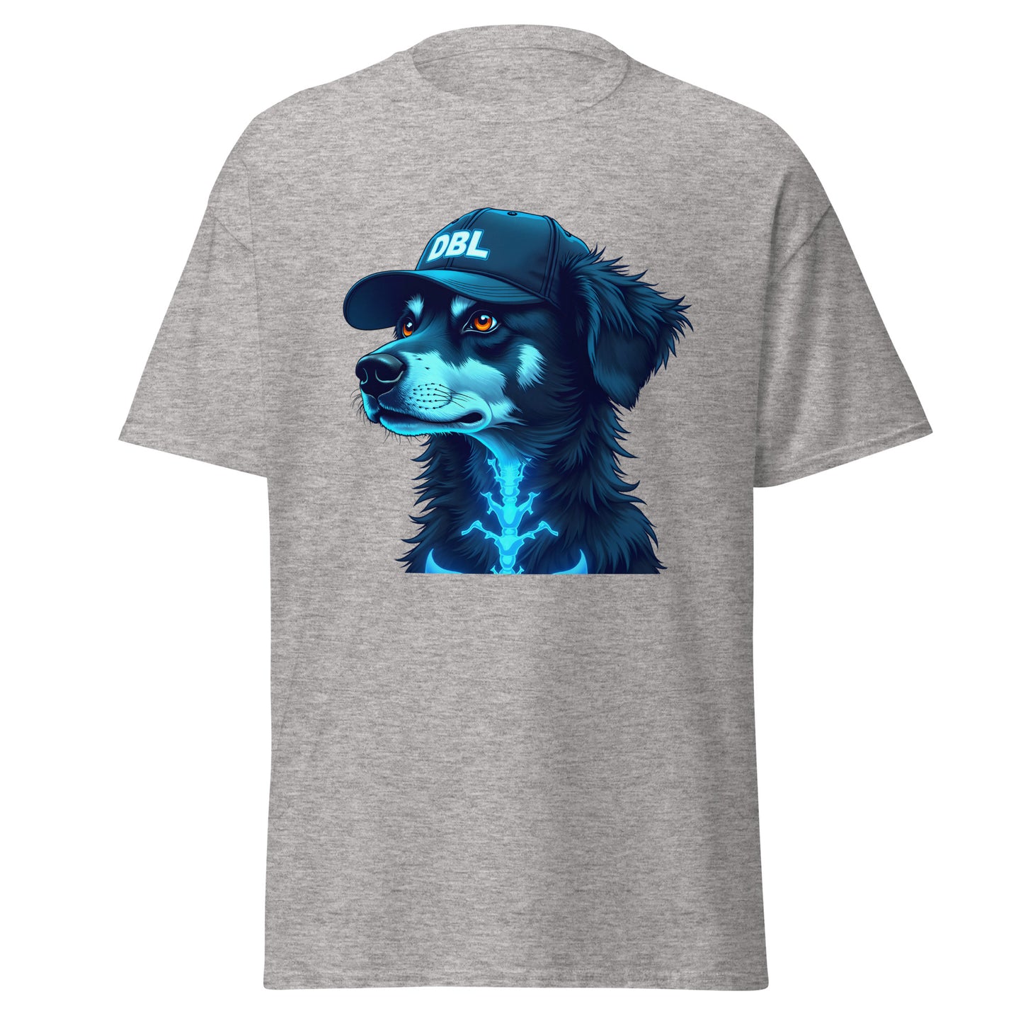 Unisex hybrid skeleton dog D B L cap classic tee