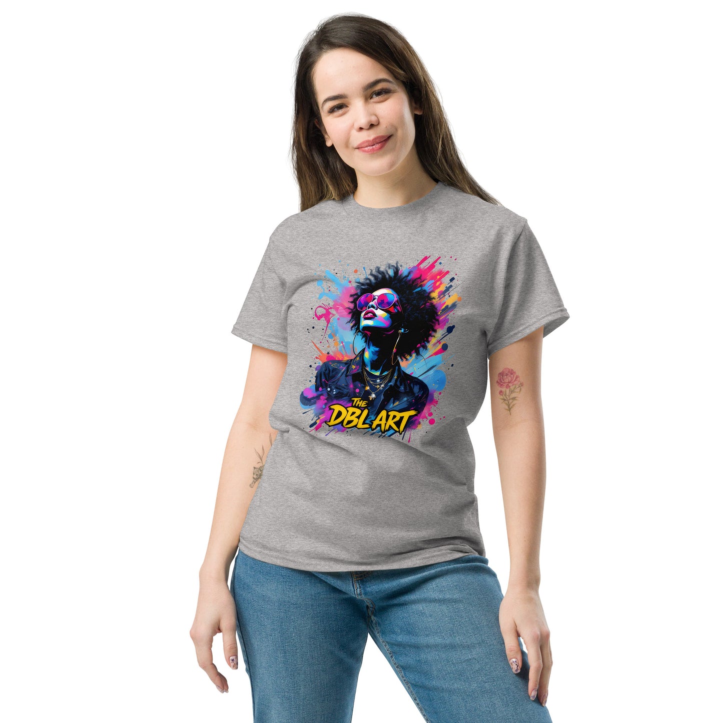 Unisex The DBL abstract Street art classic tee