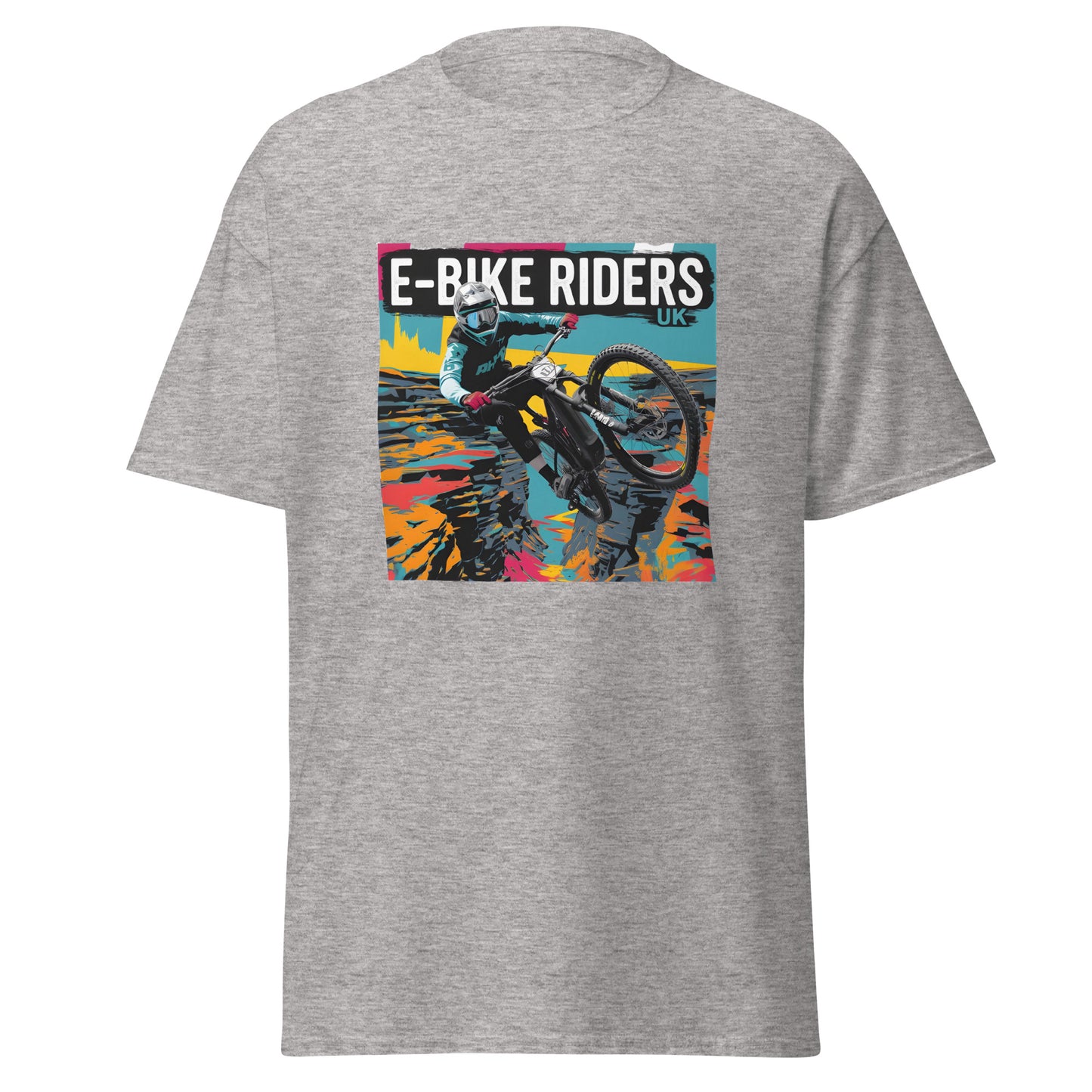 Unisex Solid foreground style E-bike riders Canyon classic tee