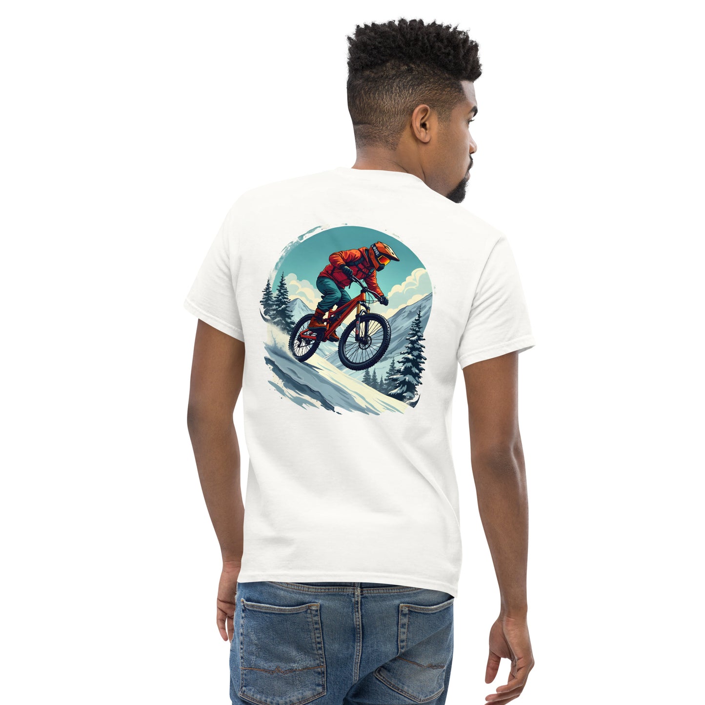 Unisex Snow descender classic tee