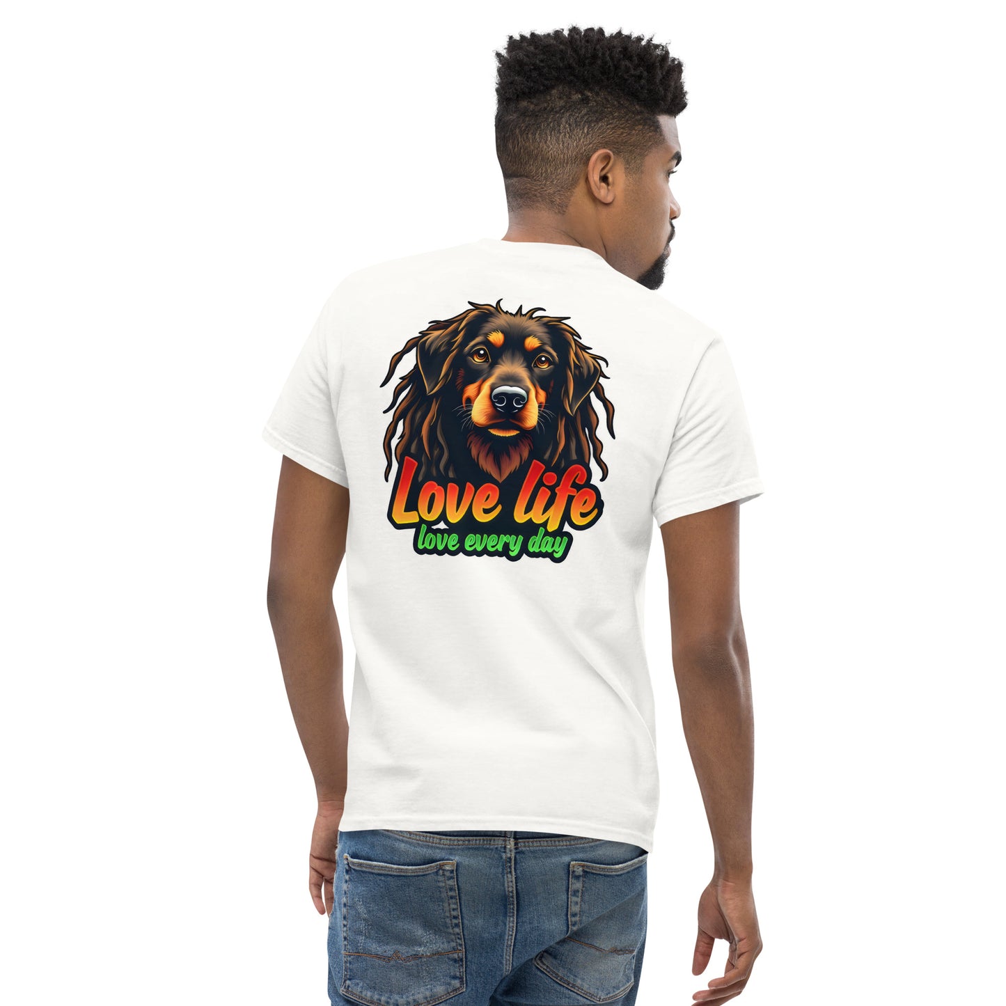 Unisex rasta dog classic tee