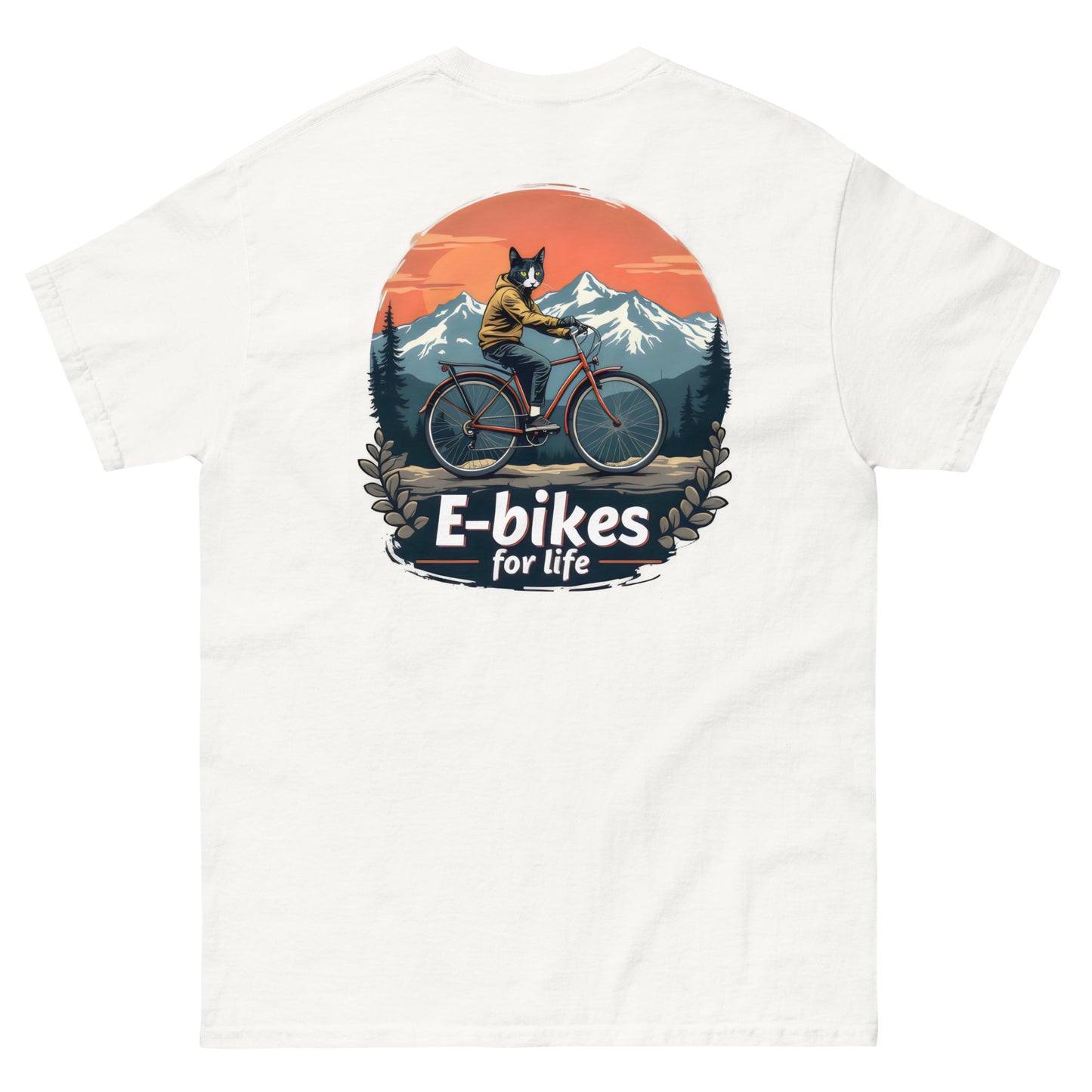 Unisex Cats e-bikes for life classic tee