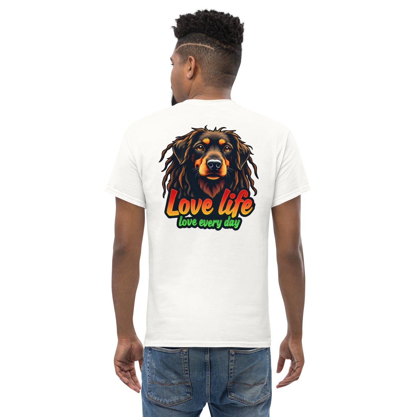 Unisex rasta dog classic tee