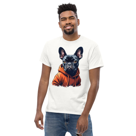 Unisex Black French bulldog classic tee