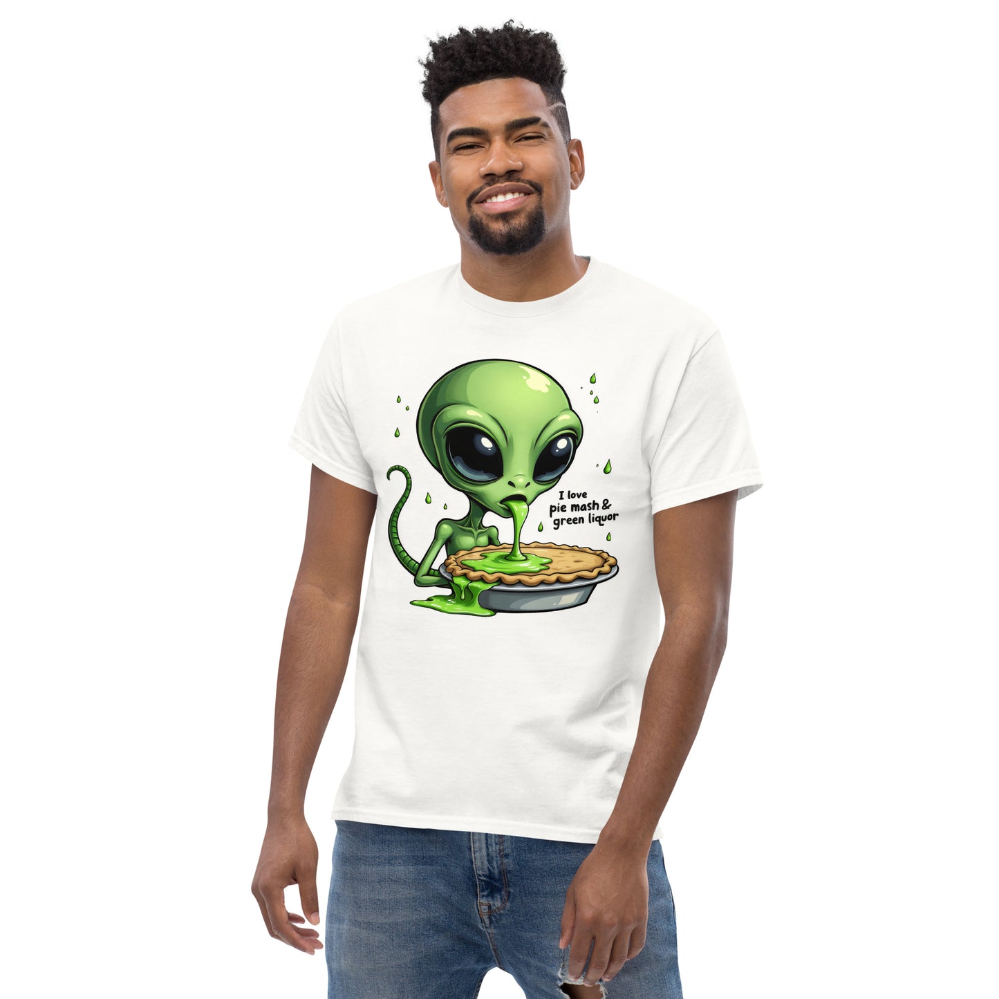 Unisex  Pie and liquor aliens classic tee