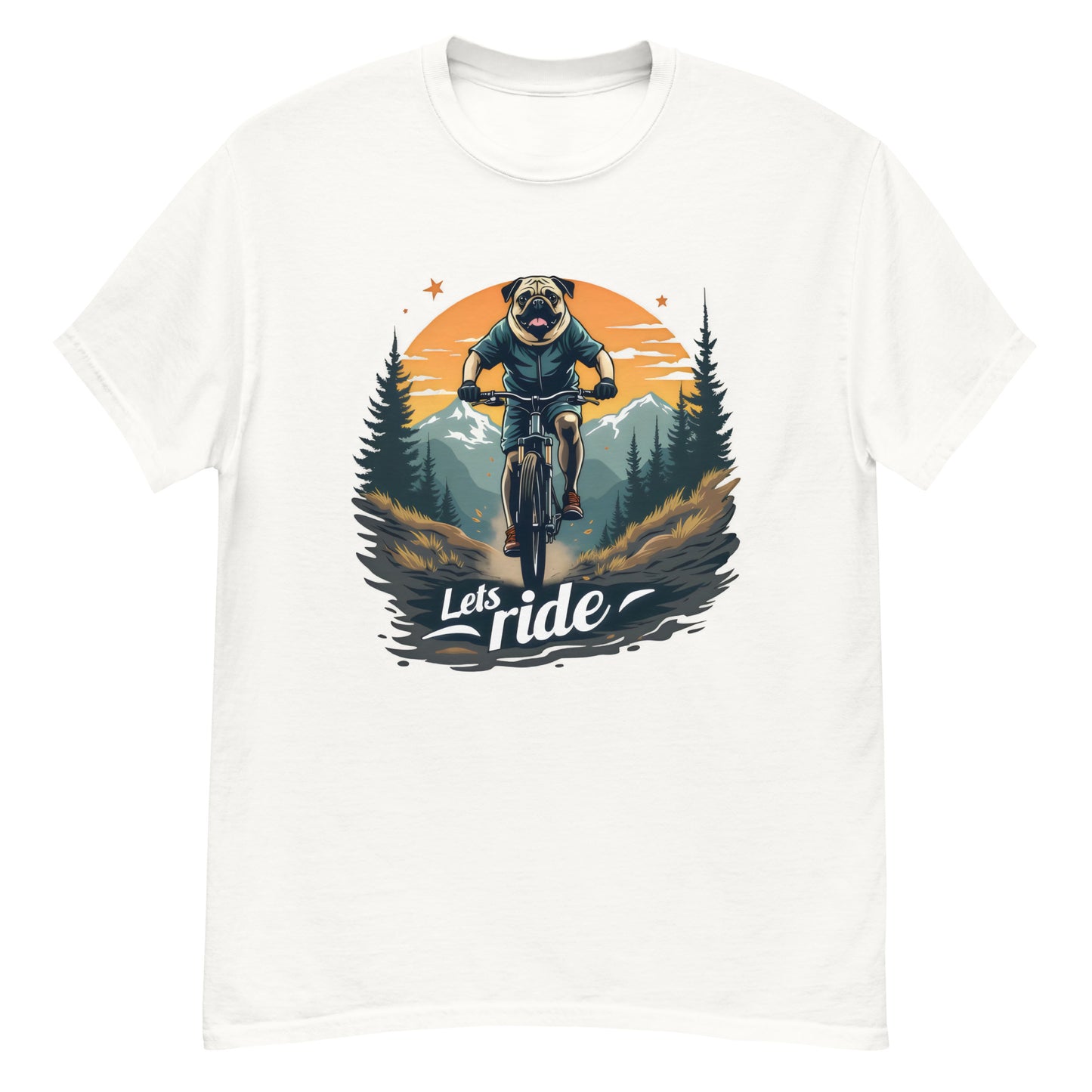 Unisex Let's ride Bulldog classic tee