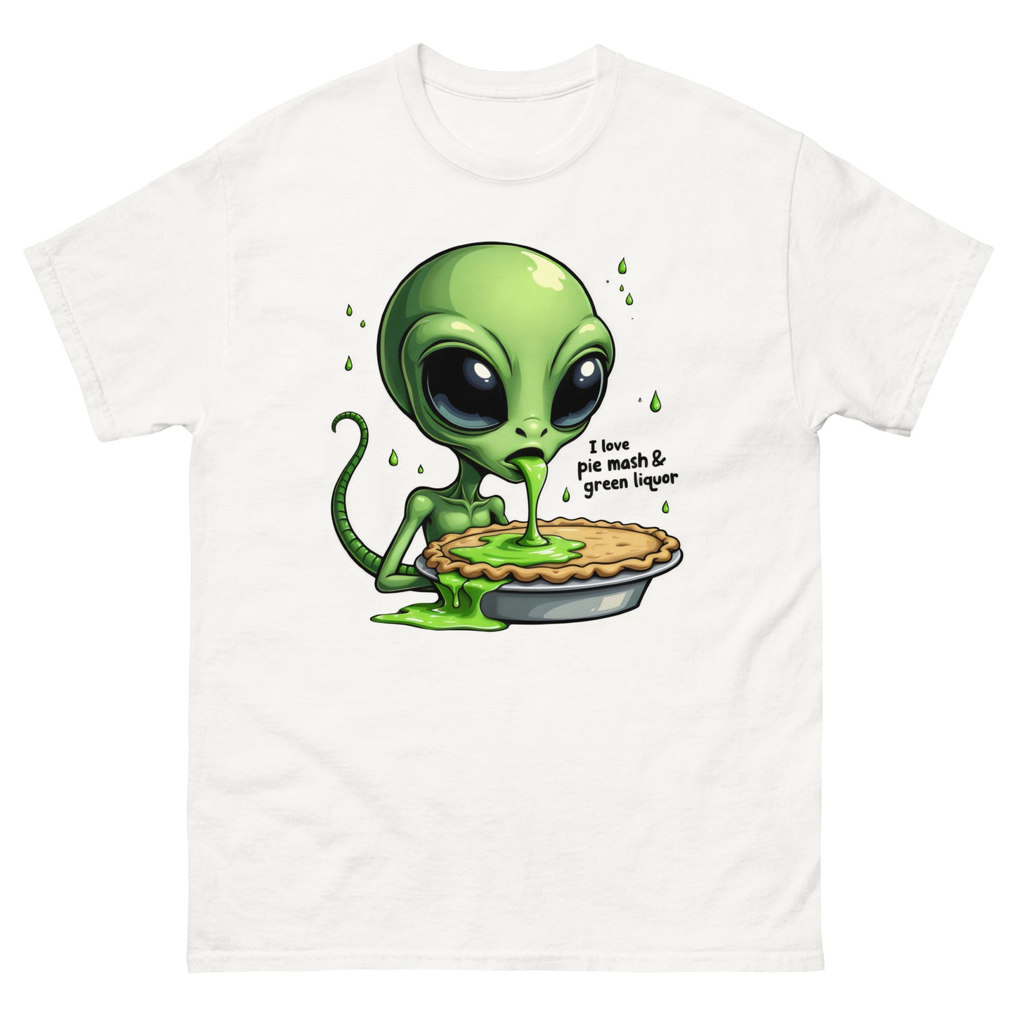 Unisex  Pie and liquor aliens classic tee