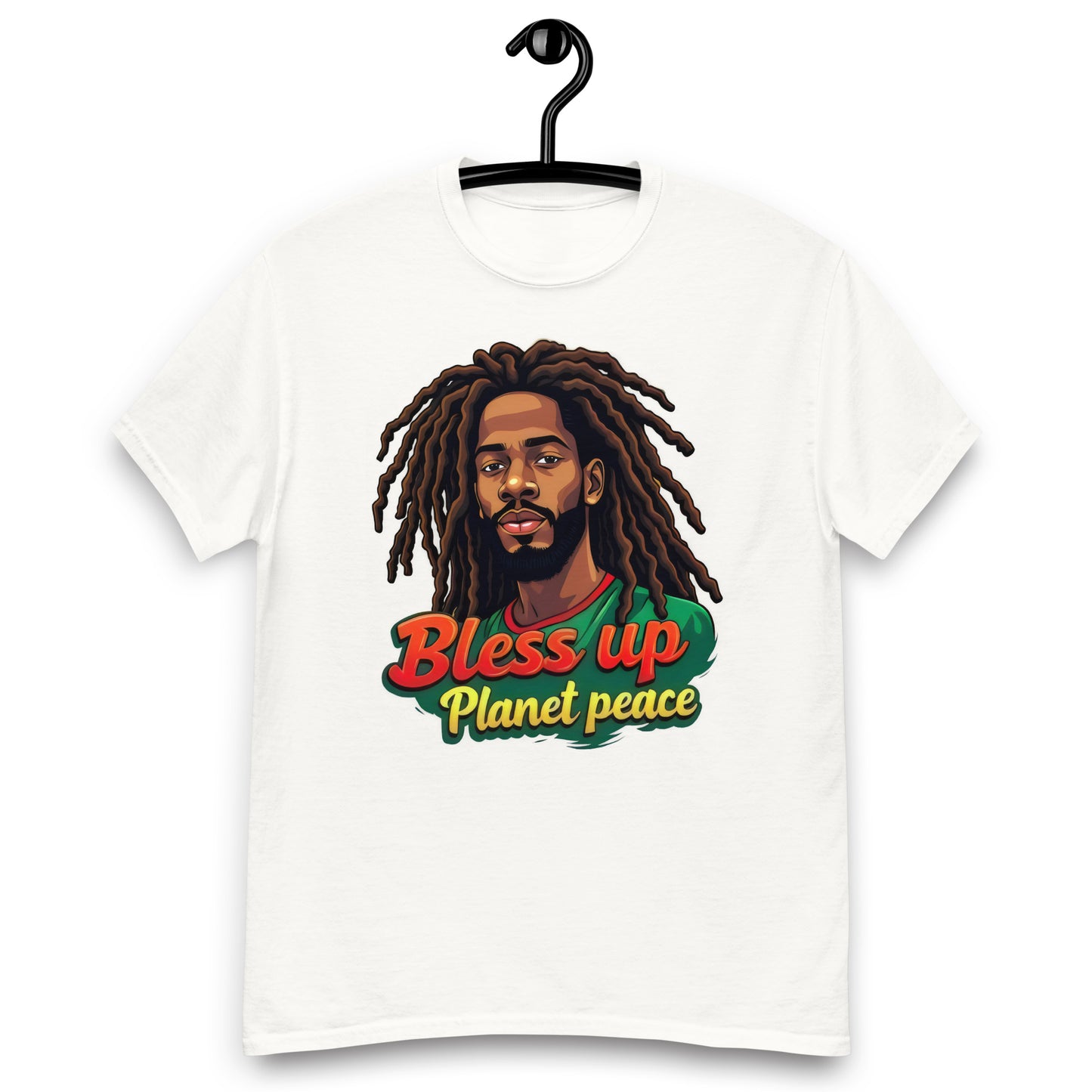 Unisex bless up Planet piece classic tee