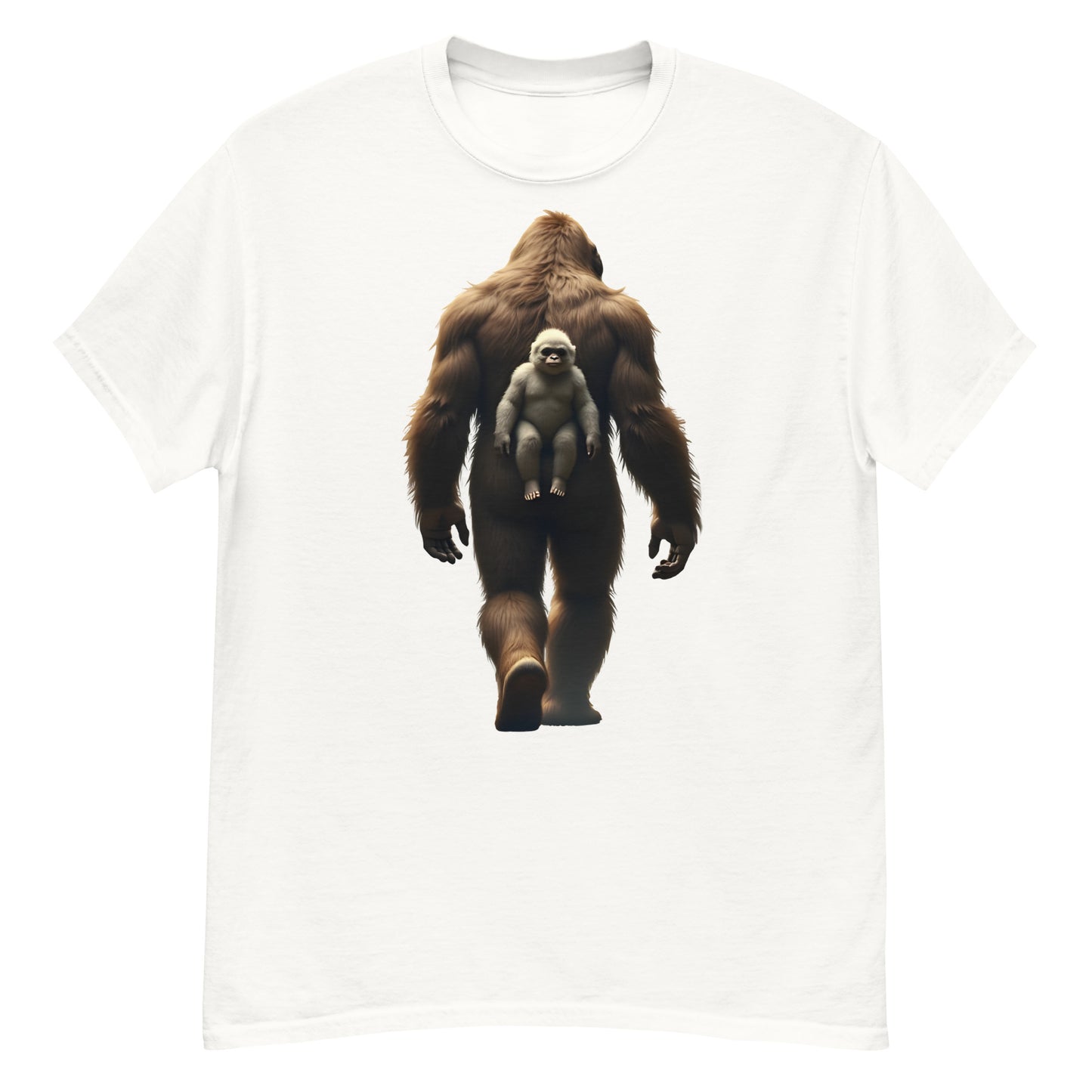 Unisex Baby Bigfoot backpack classic tee