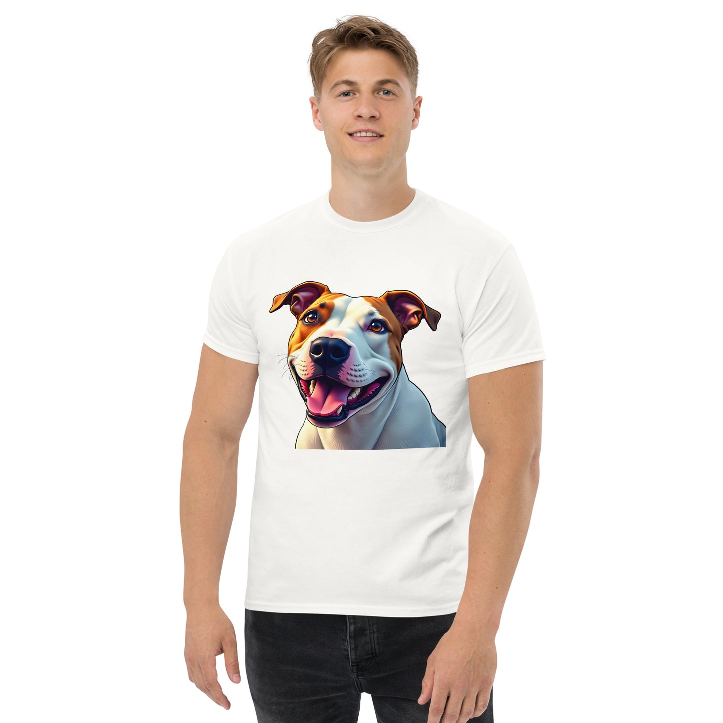 Unisex Bulldog Terrier puppy eyes classic tee