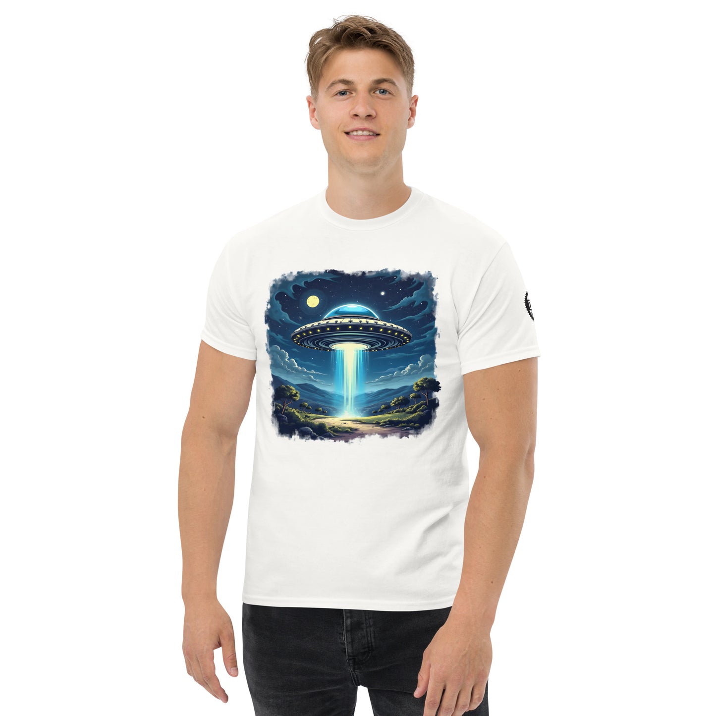 Unisex UFO it's landed classic tee