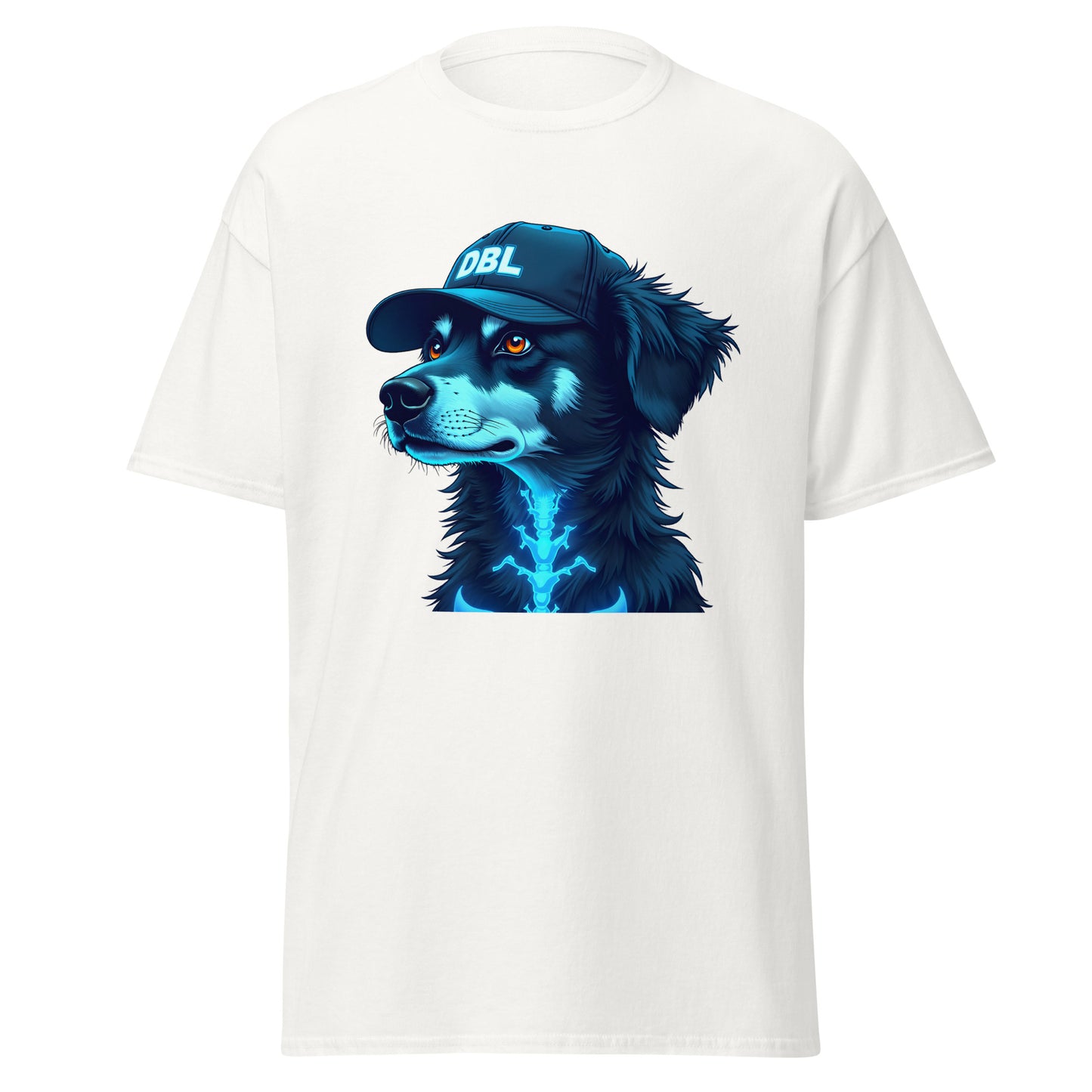 Unisex hybrid skeleton dog D B L cap classic tee