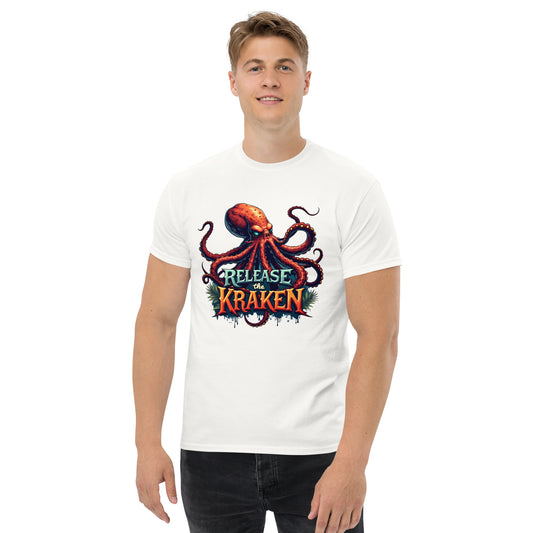 Men's released a Kraken classic tee